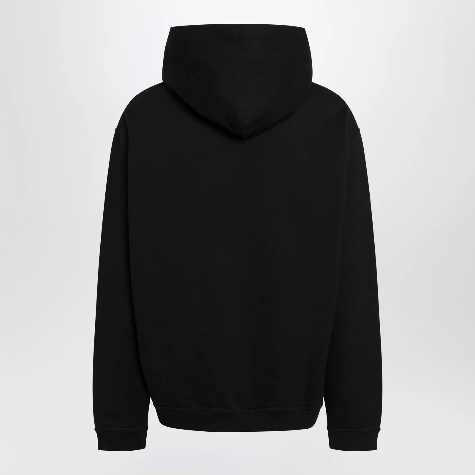 Maison Margiela Black hoodie with reversed logo