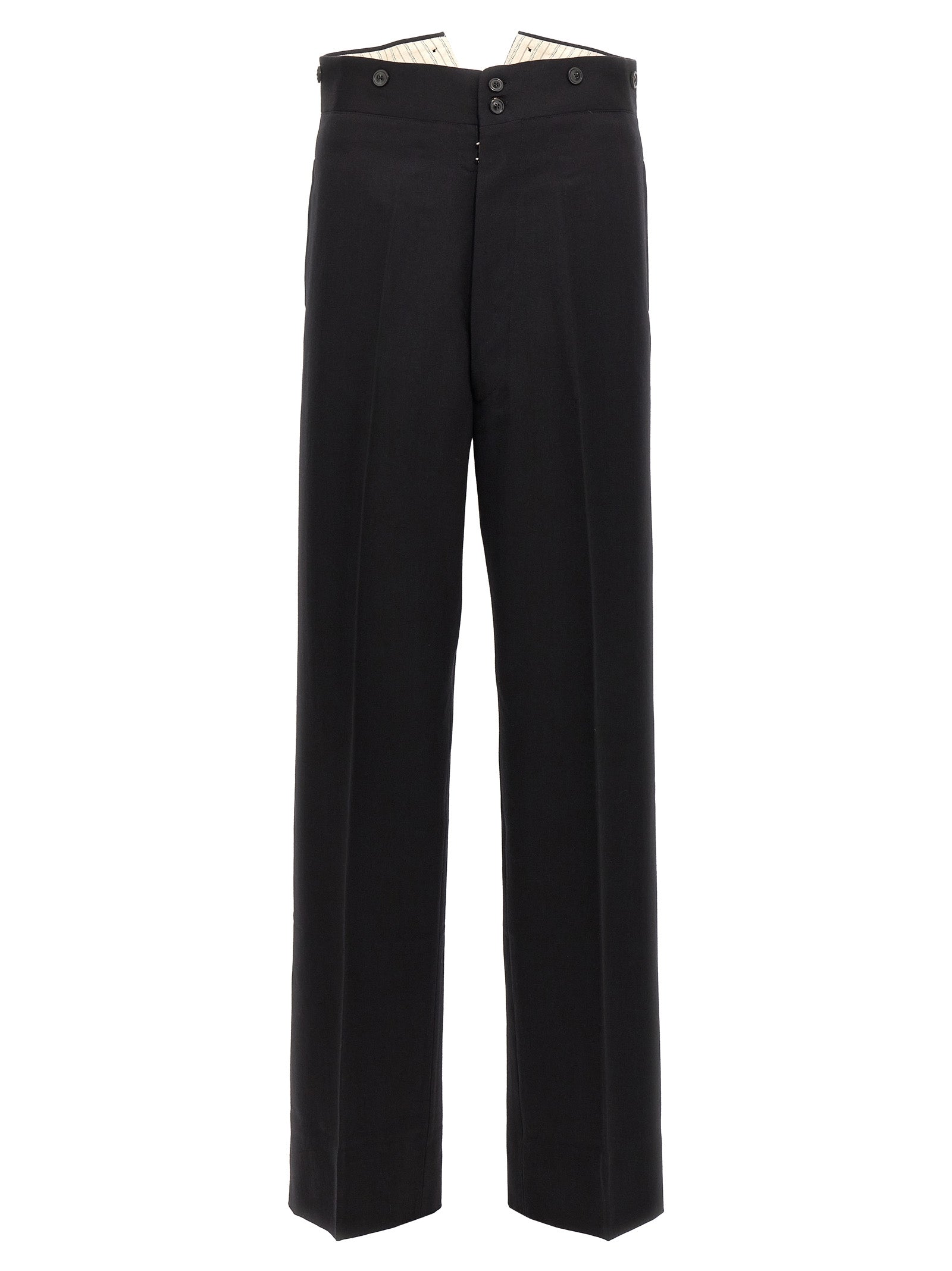 Maison Margiela Strap Wool Pants