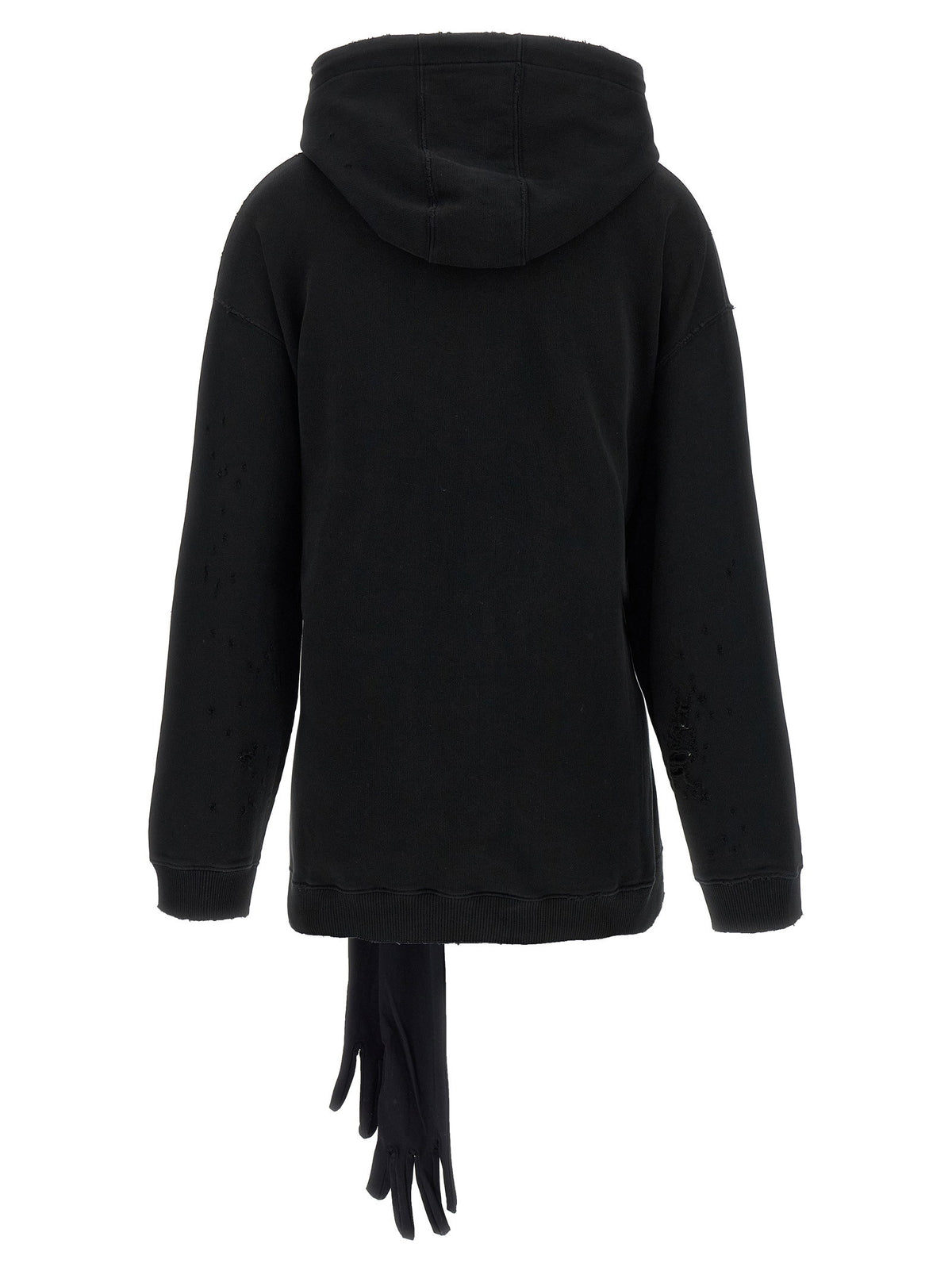 Mm6 Maison Margiela Hoodie Dress With Gloves