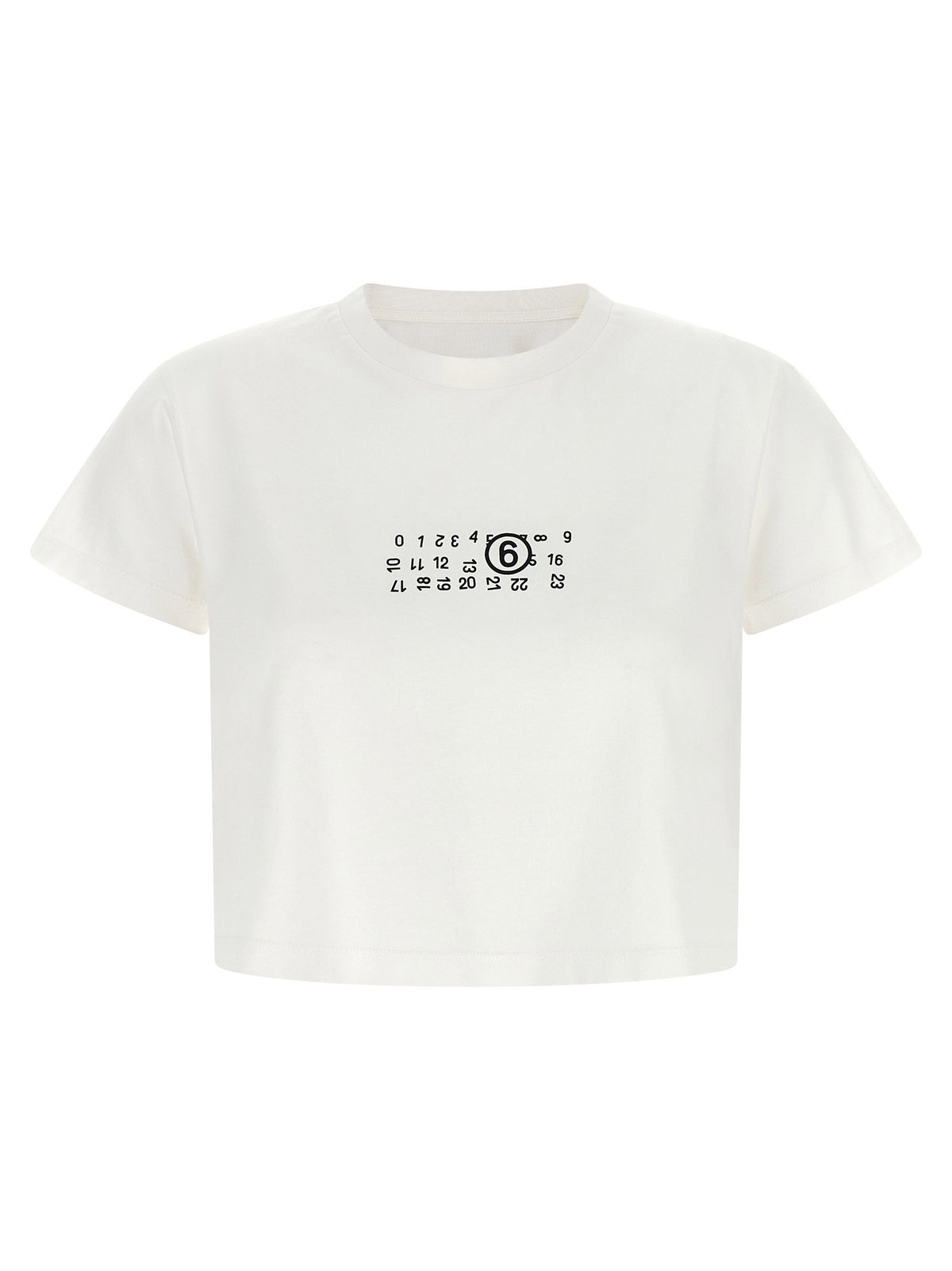 Mm6 Maison Margiela Numeric Signature Mm6 Upside Down T-shirt