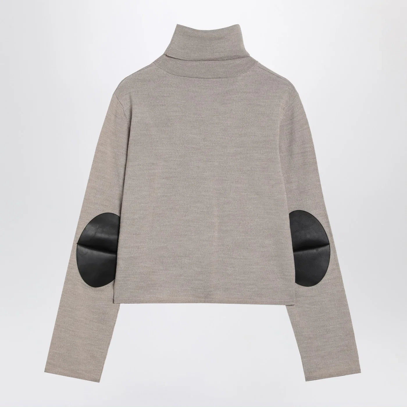 MM6 Maison Margiela Beige wool blend turtleneck sweater