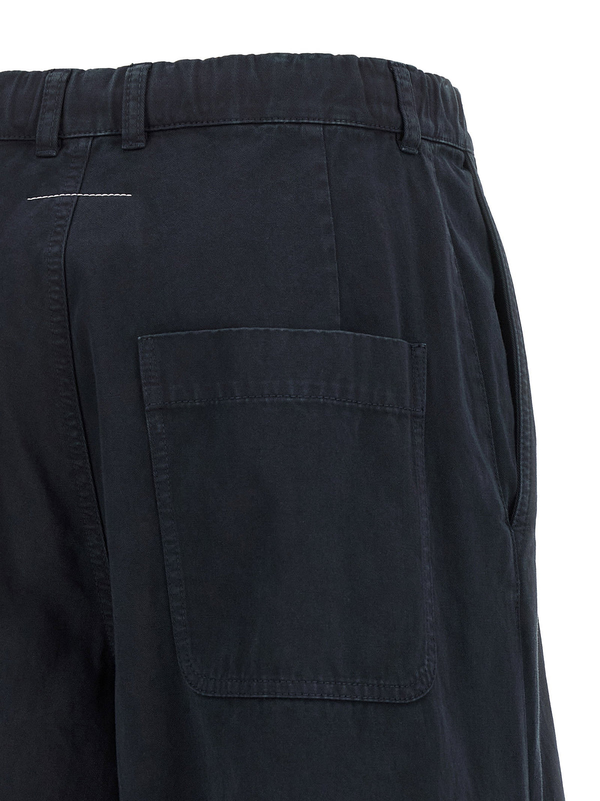 Mm6 Maison Margiela White Stitch Line Pants