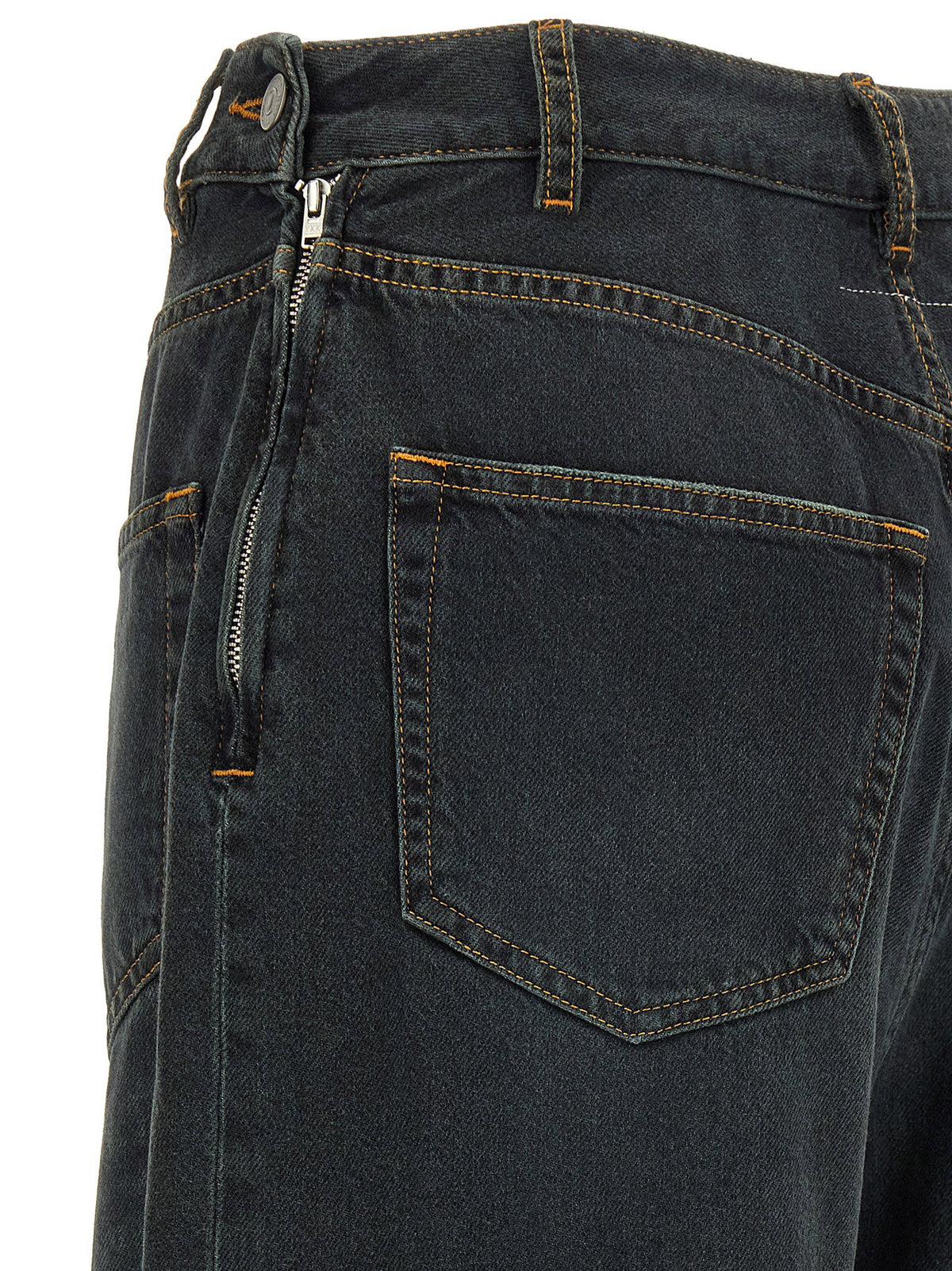 Mm6 Maison Margiela Asymmetrical Structure Jeans