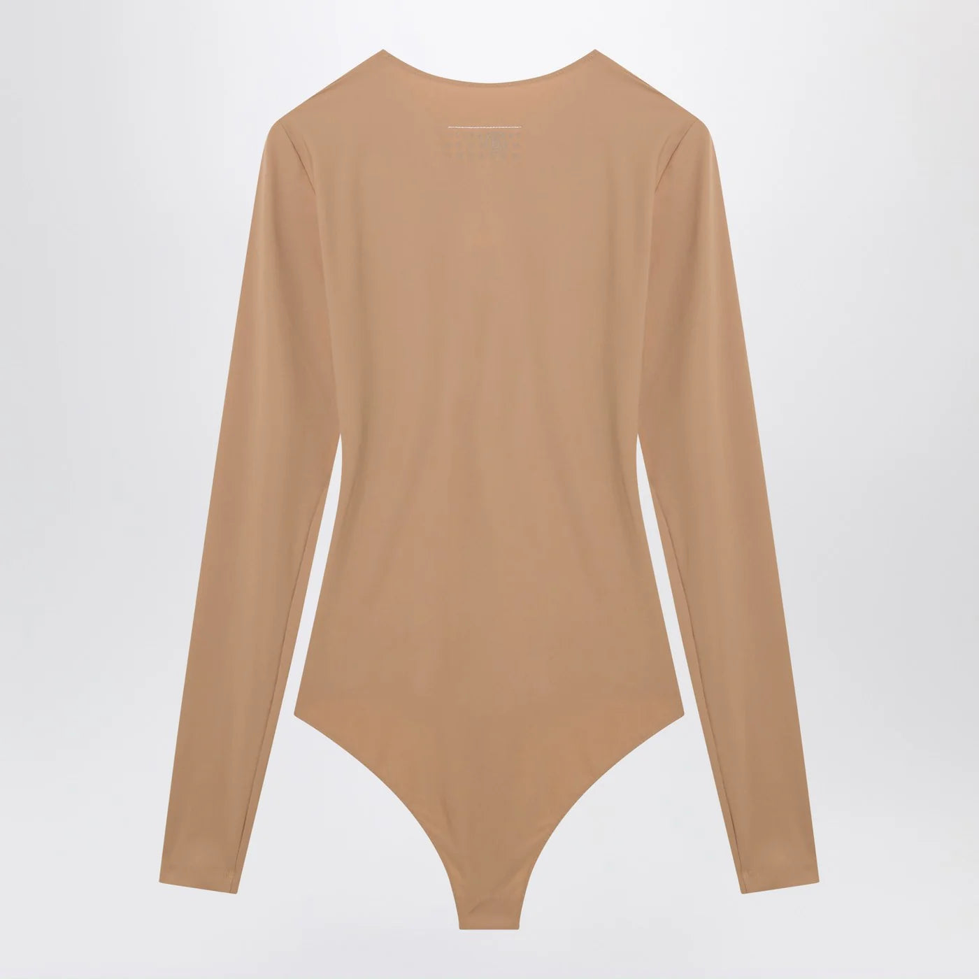 MM6 Maison Margiela Skin-tone bodysuit in lycra jersey