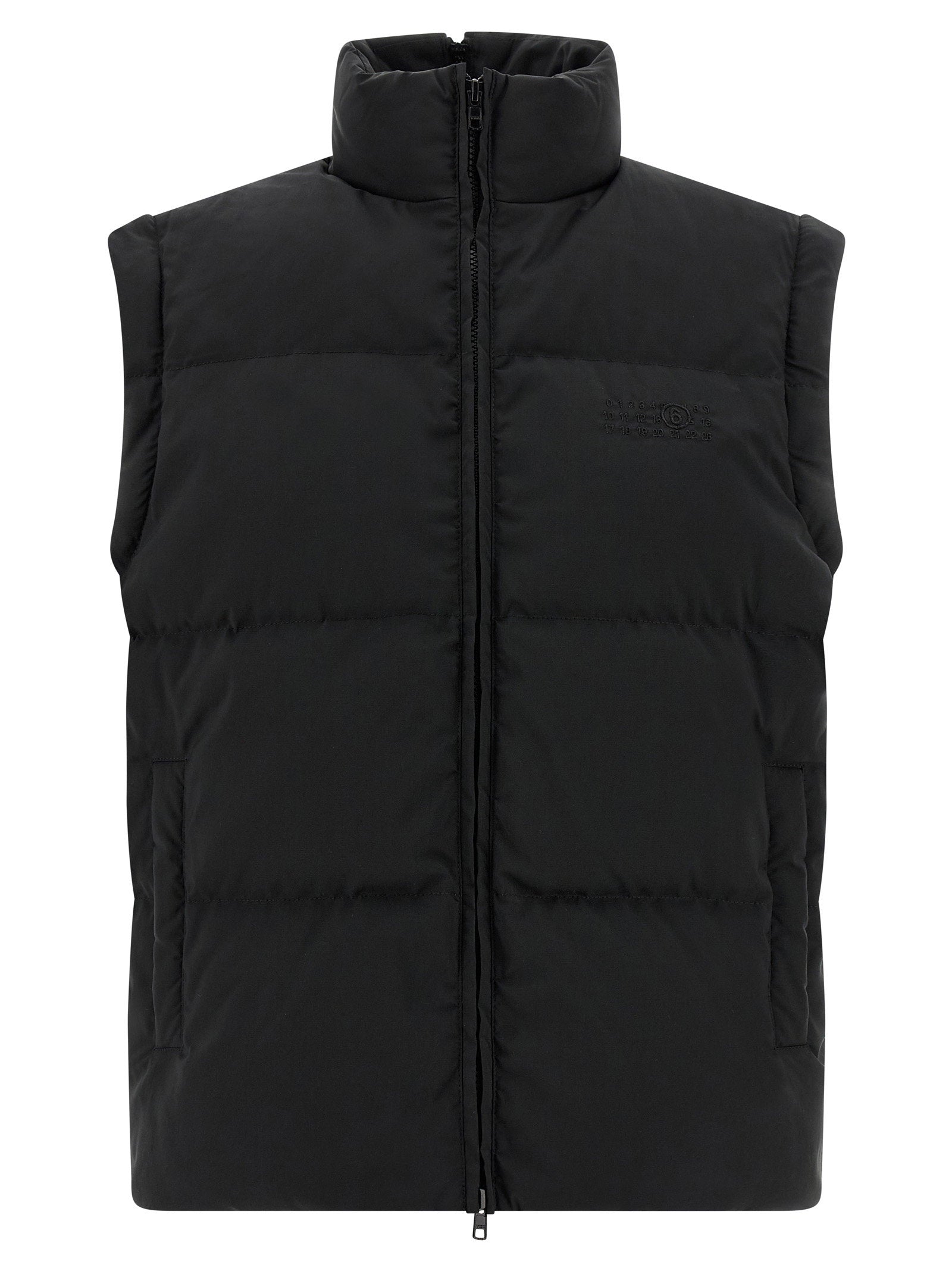 Mm6 Maison Margiela Numeric Signature Mm6 Embroidery Down Jacket