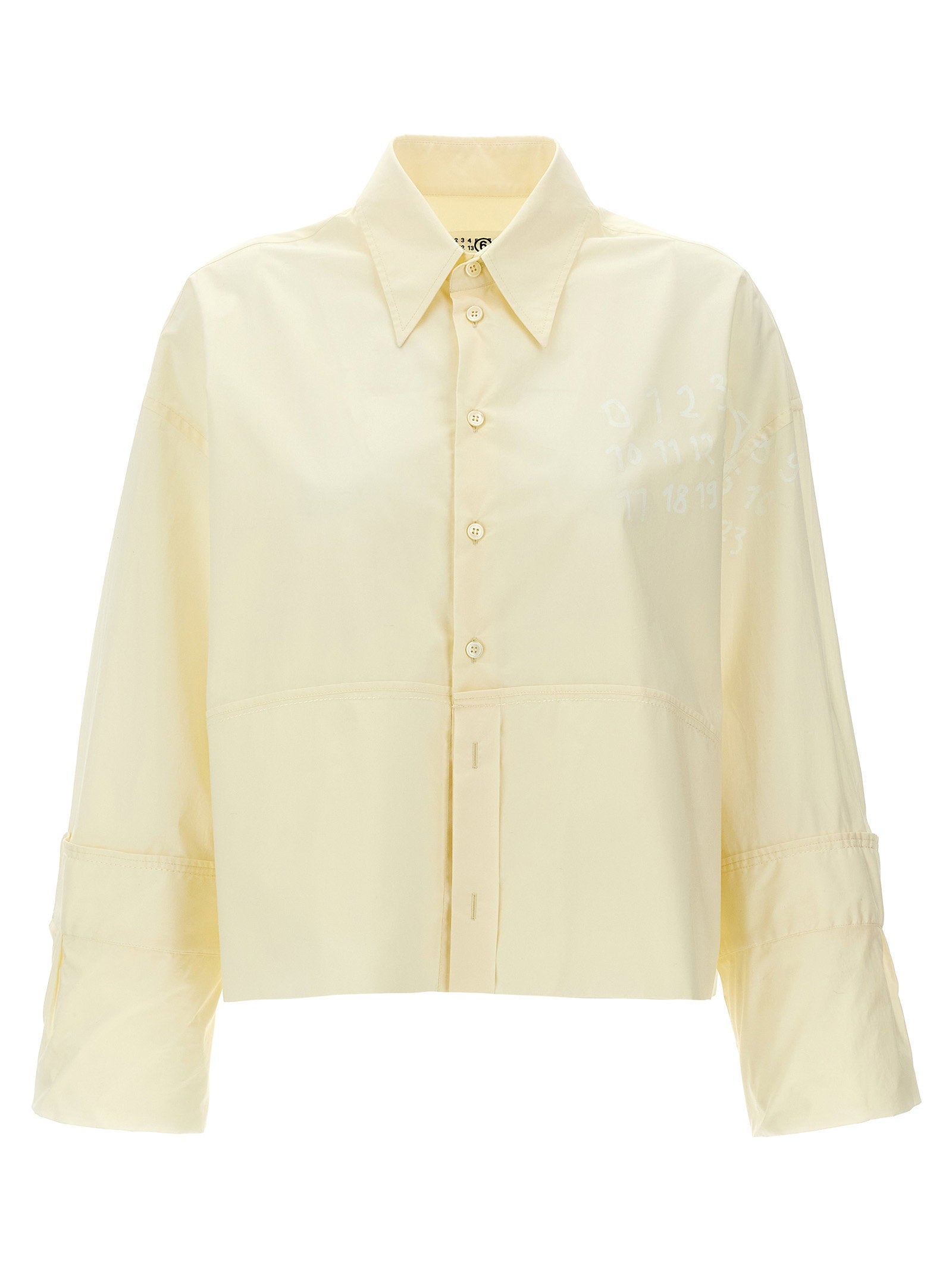 Mm6 Maison Margiela Logo Print Shirt