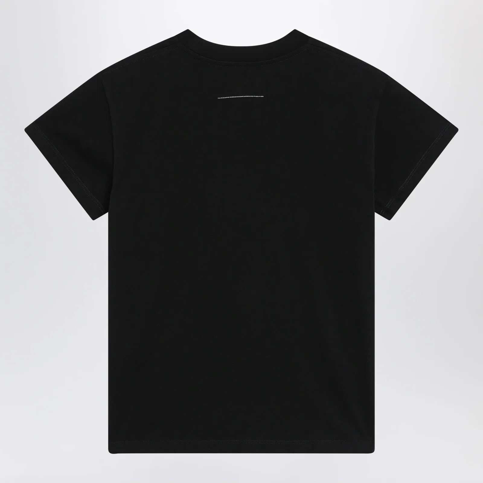 MM6 Maison Margiela Black T-shirt with logo print