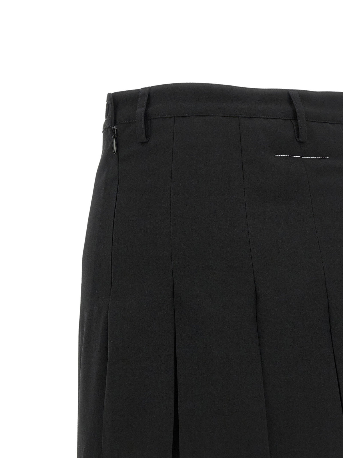Mm6 Maison Margiela Overlapping Pleated Skirt