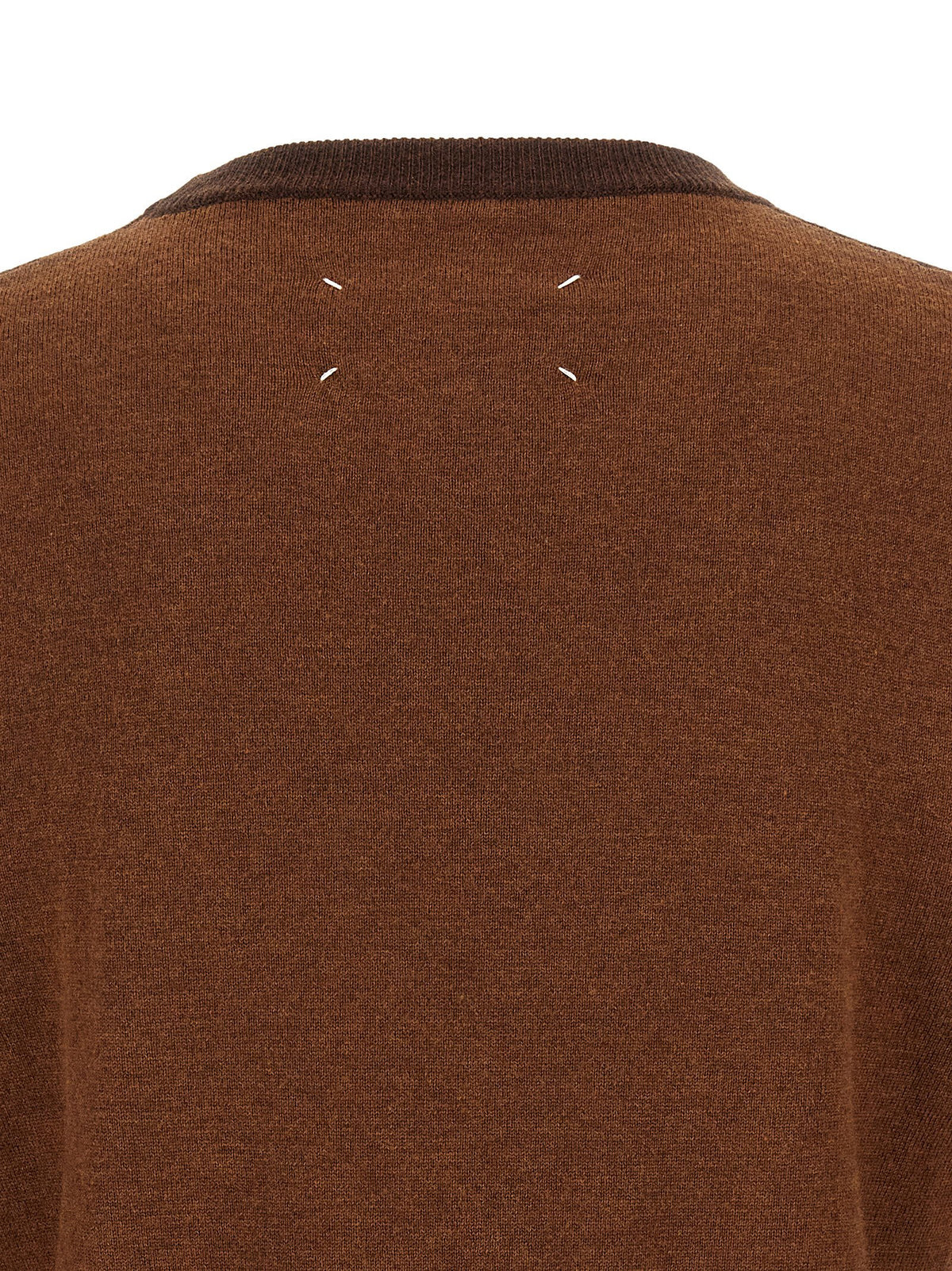 Maison Margiela Two-tone Wool Sweater