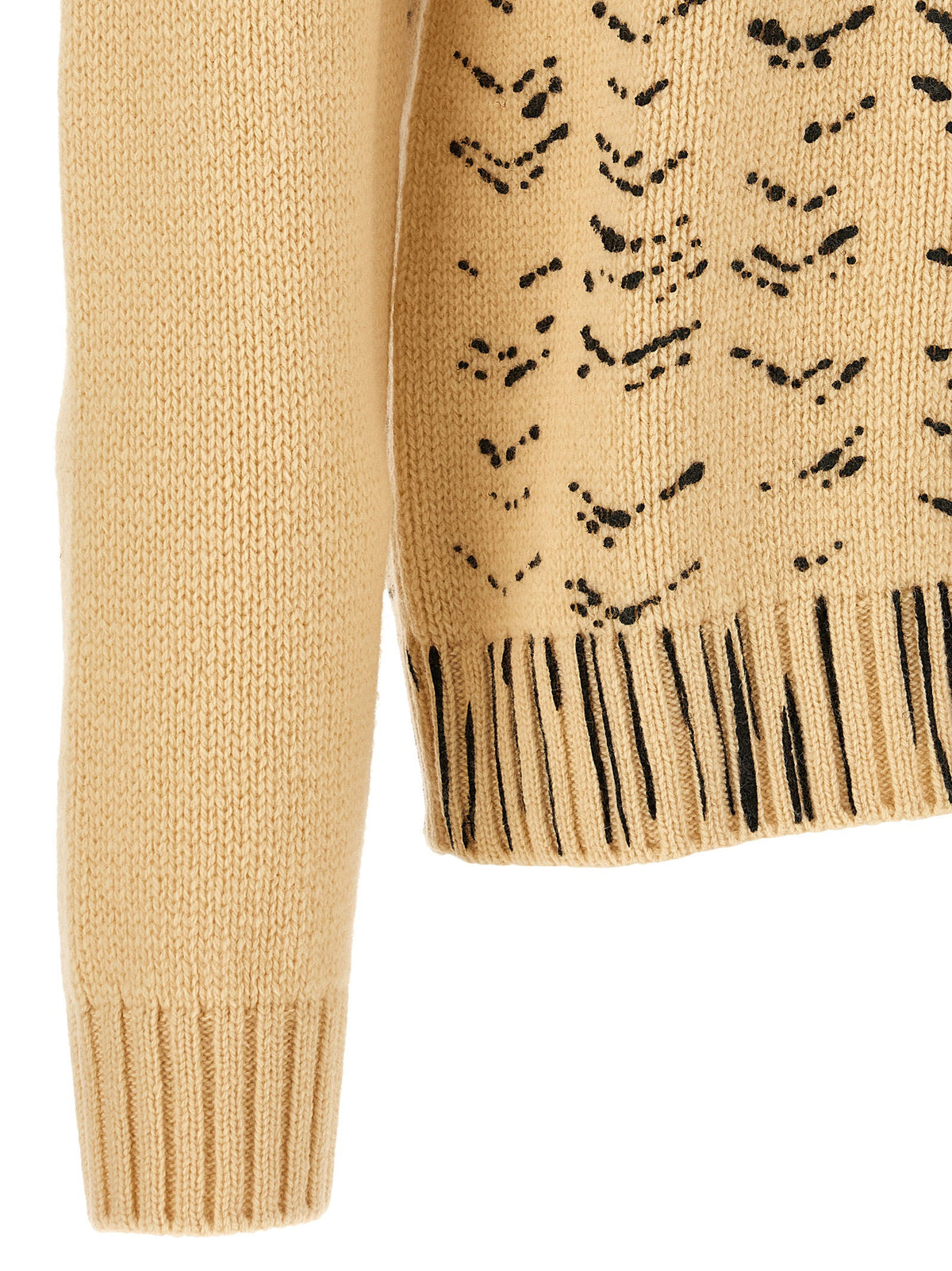 Maison Margiela Openwork Knit Cardigan