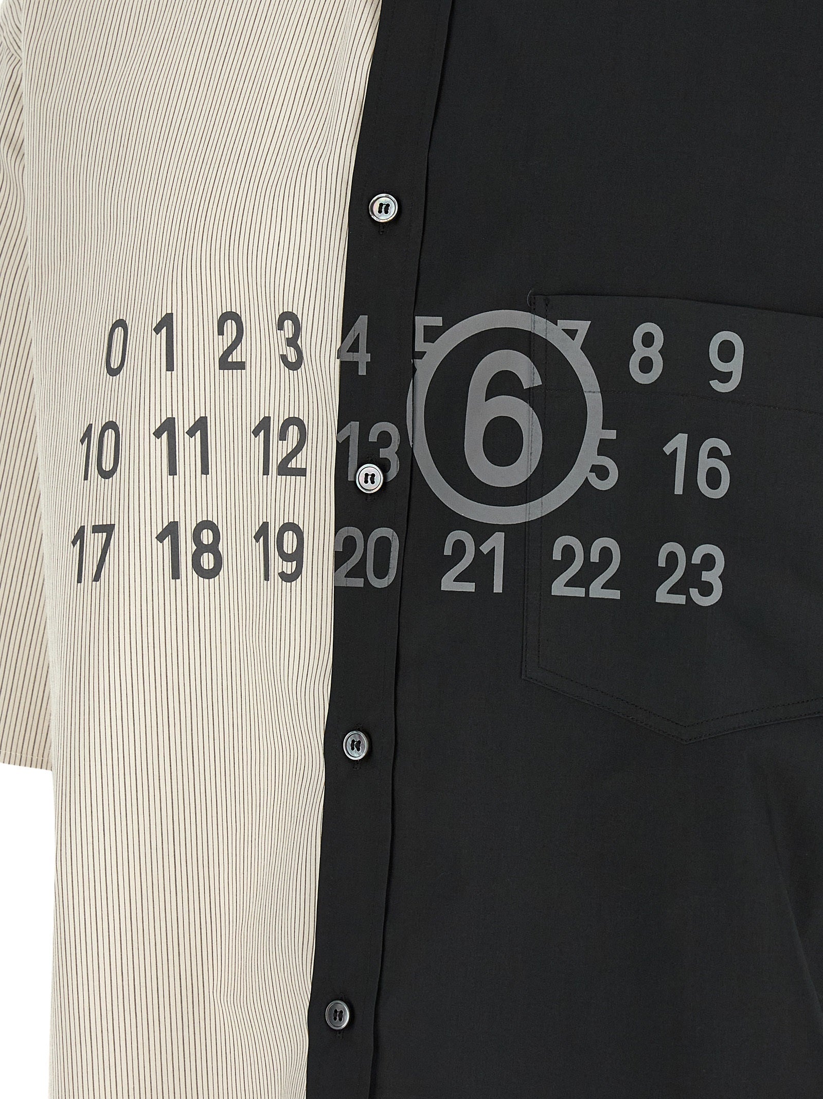 Mm6 Maison Margiela Patchwork Shirt