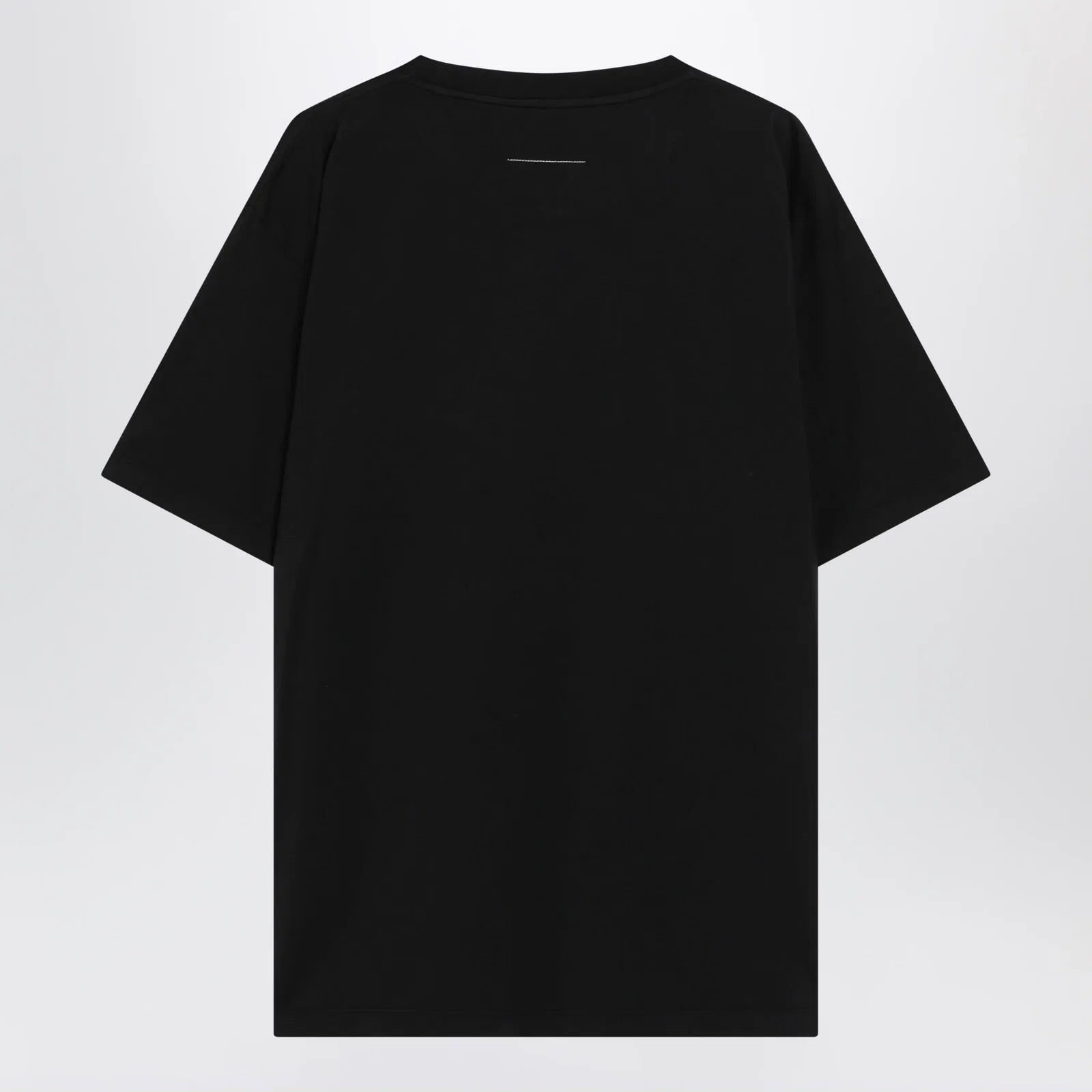 MM6 Maison Margiela Black T-shirt with logo print