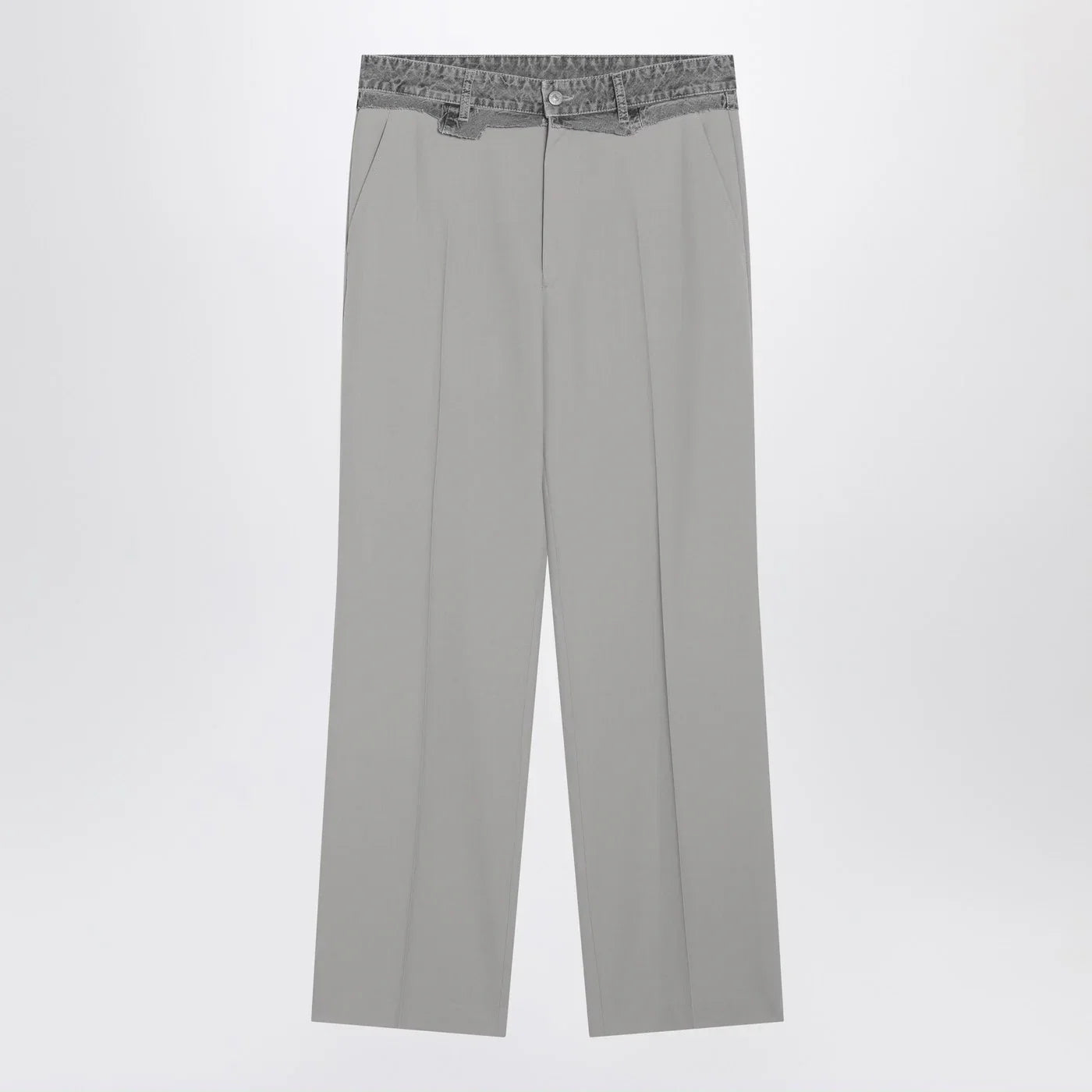 MM6 Maison Margiela Grey wool-blend trousers