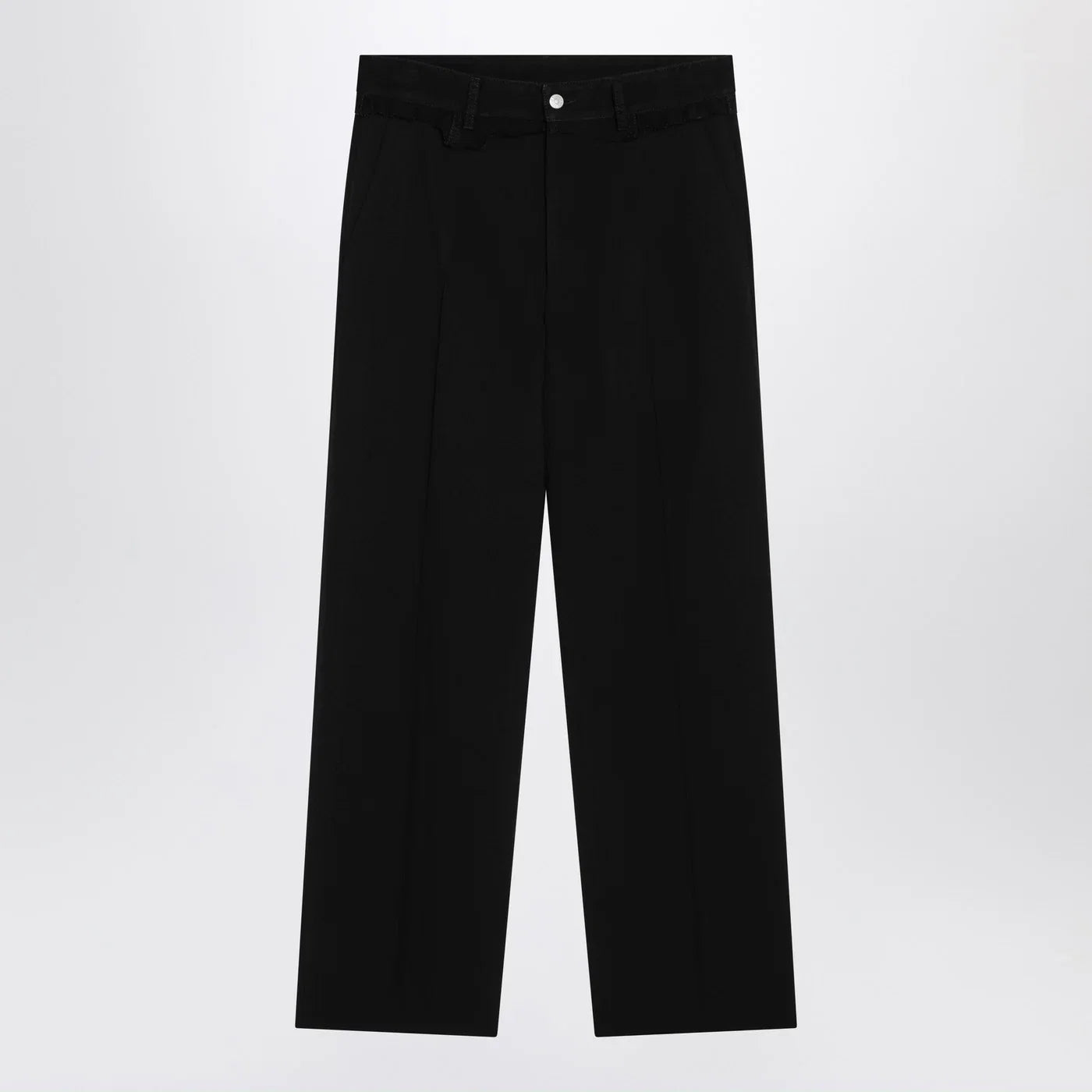 MM6 Maison Margiela Black wool-blend trousers