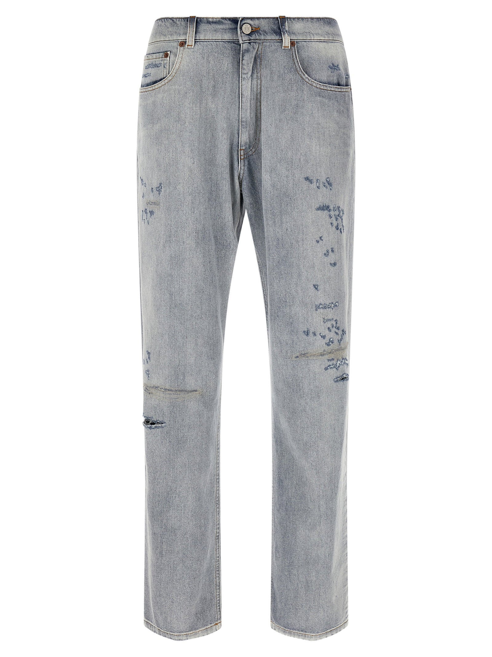 Mm6 Maison Margiela Used Effect Jeans
