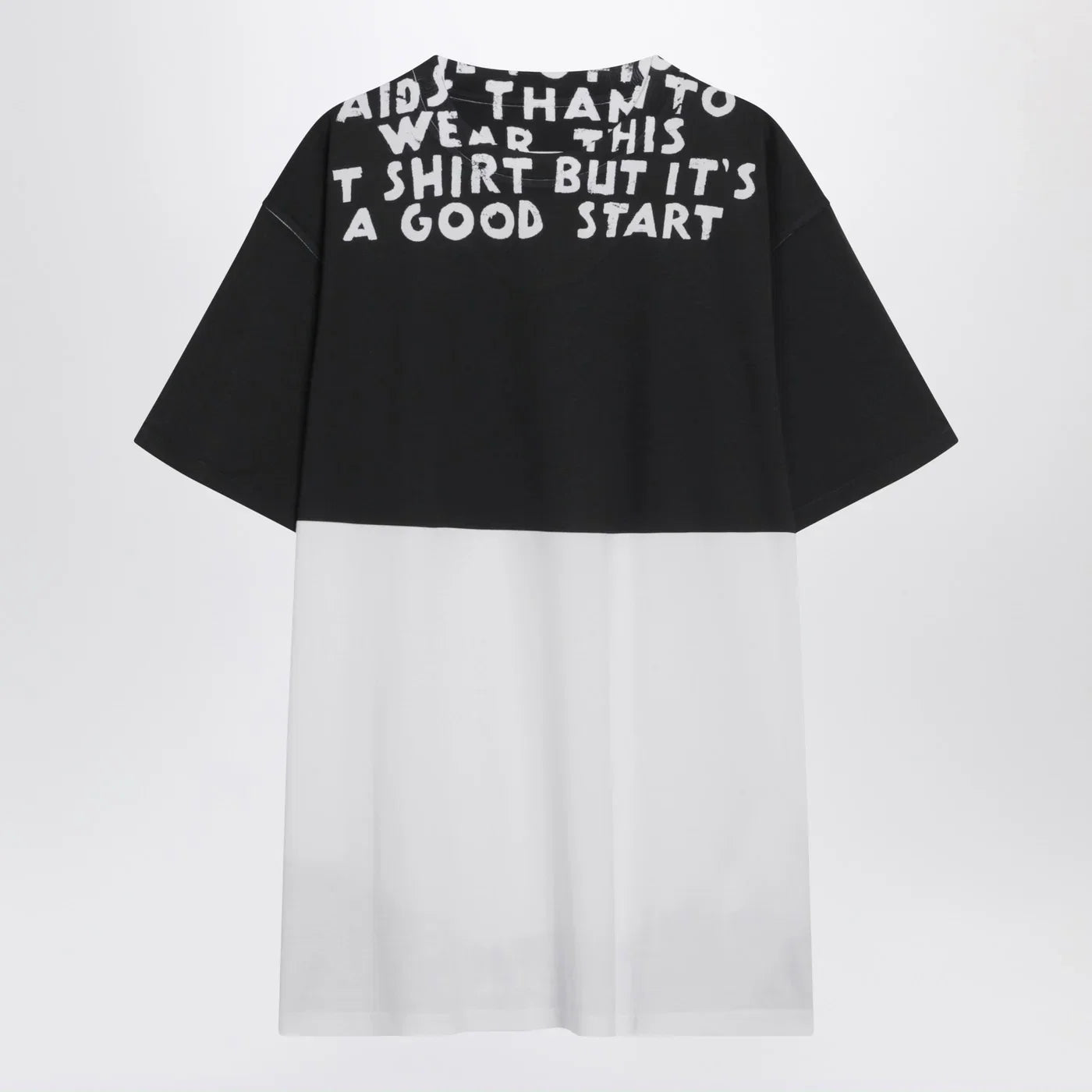 MM6 Maison Margiela White/black cotton AIDS T-shirt