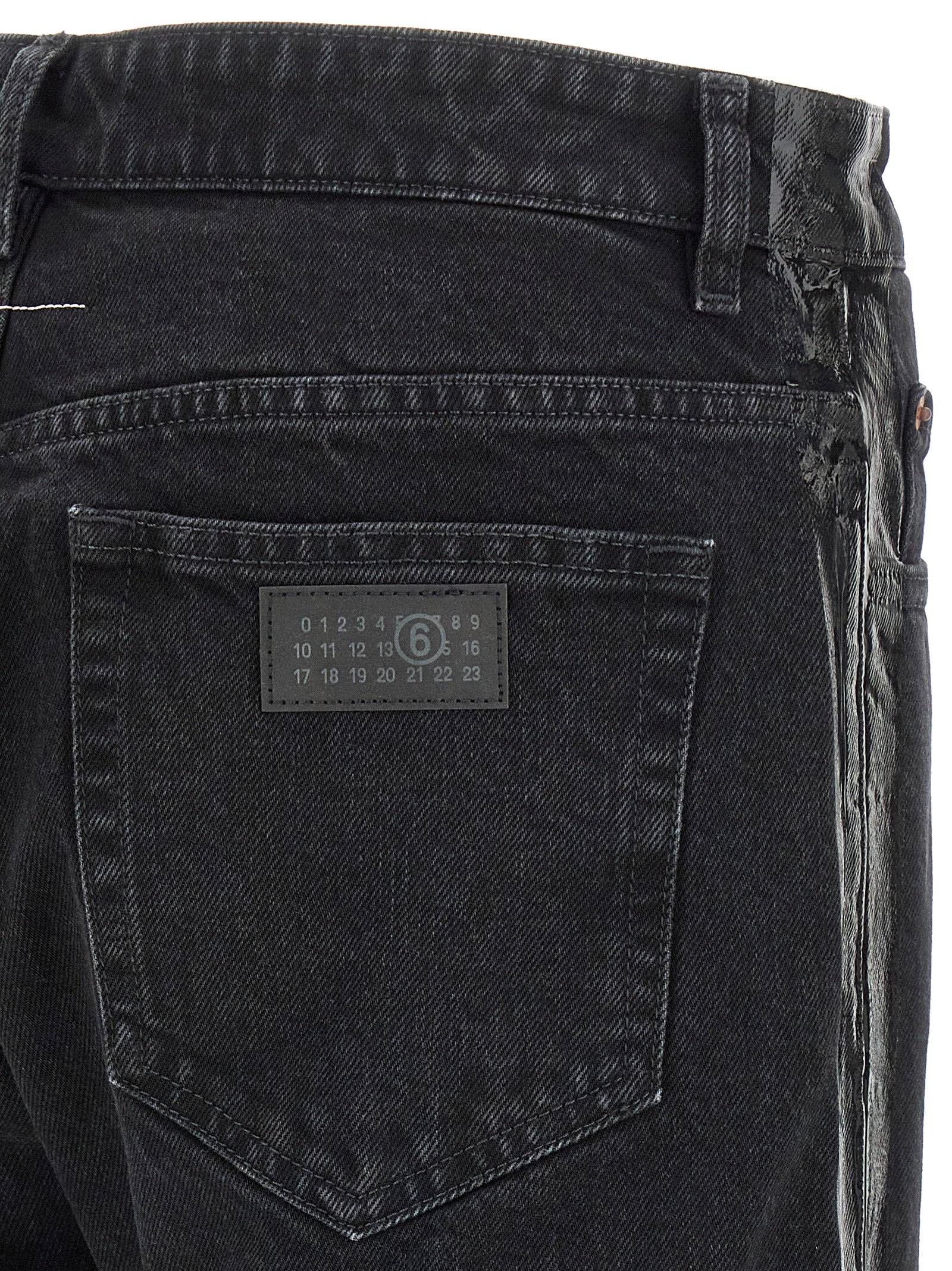 Mm6 Maison Margiela Taped Jeans