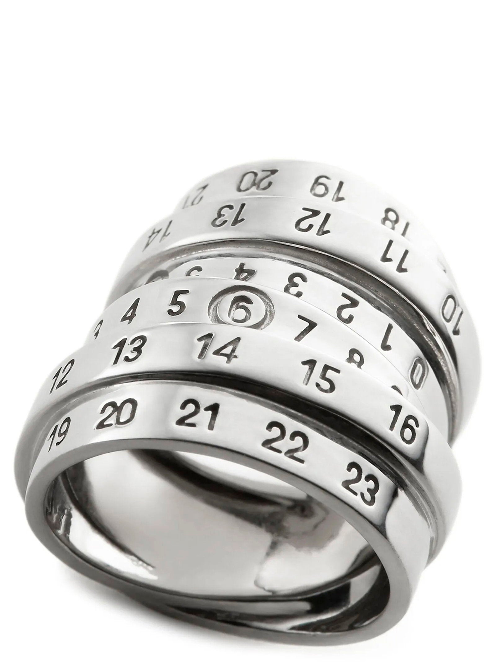 Mm6 Maison Margiela Logo Ring