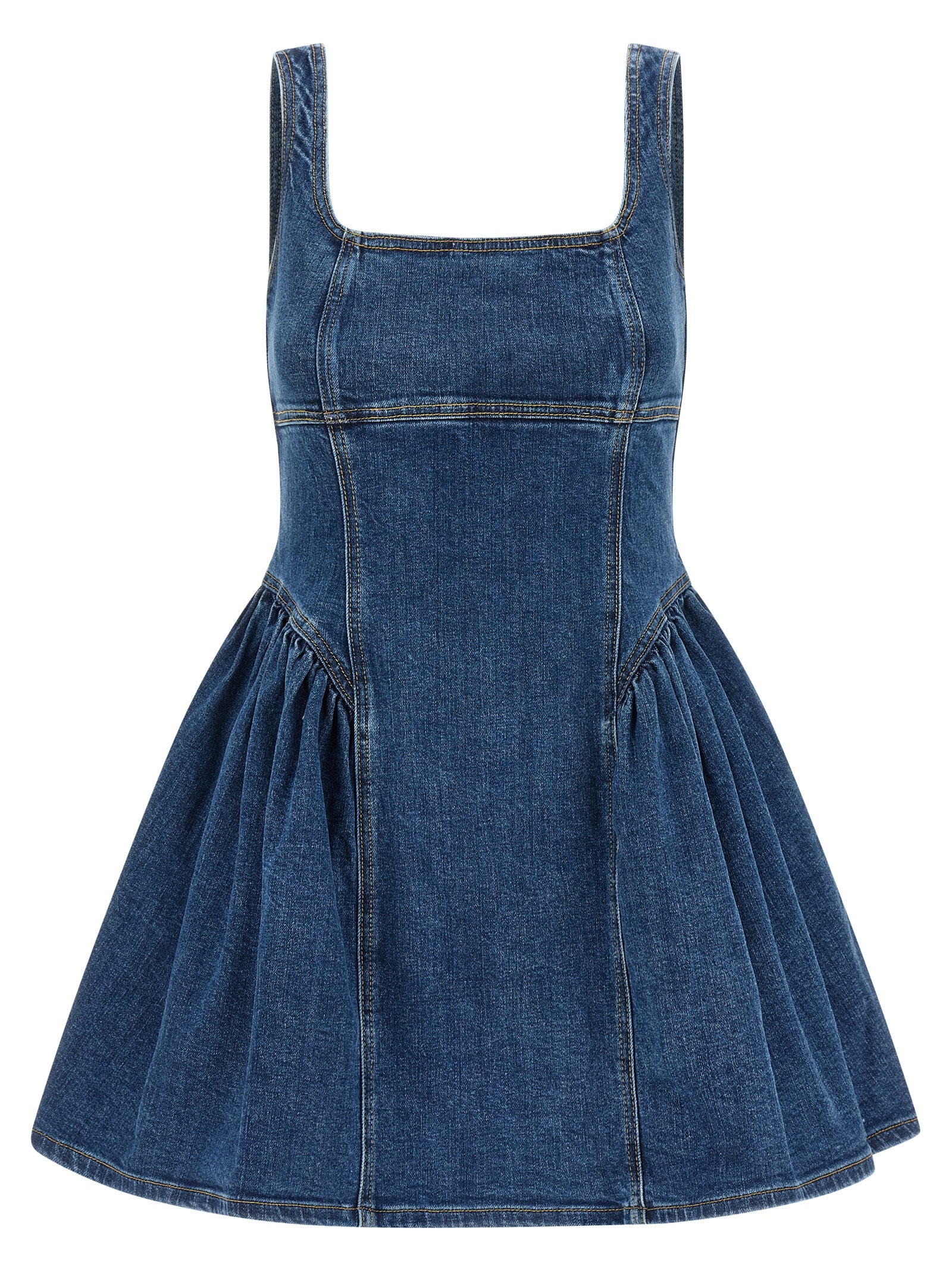 Self-Portrait Denim Mini Dress