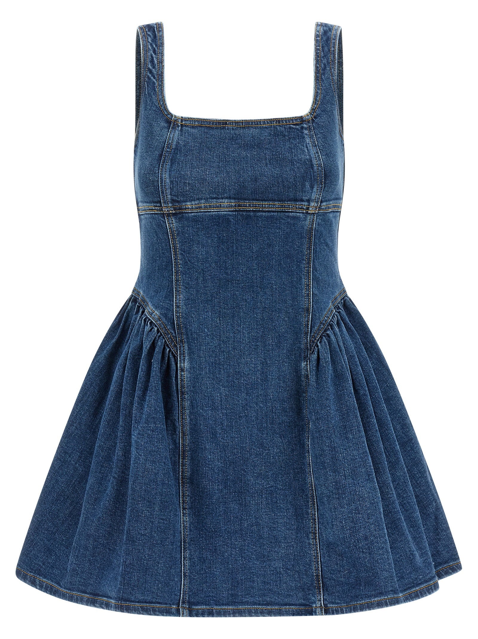 Self-Portrait Denim Mini Dress