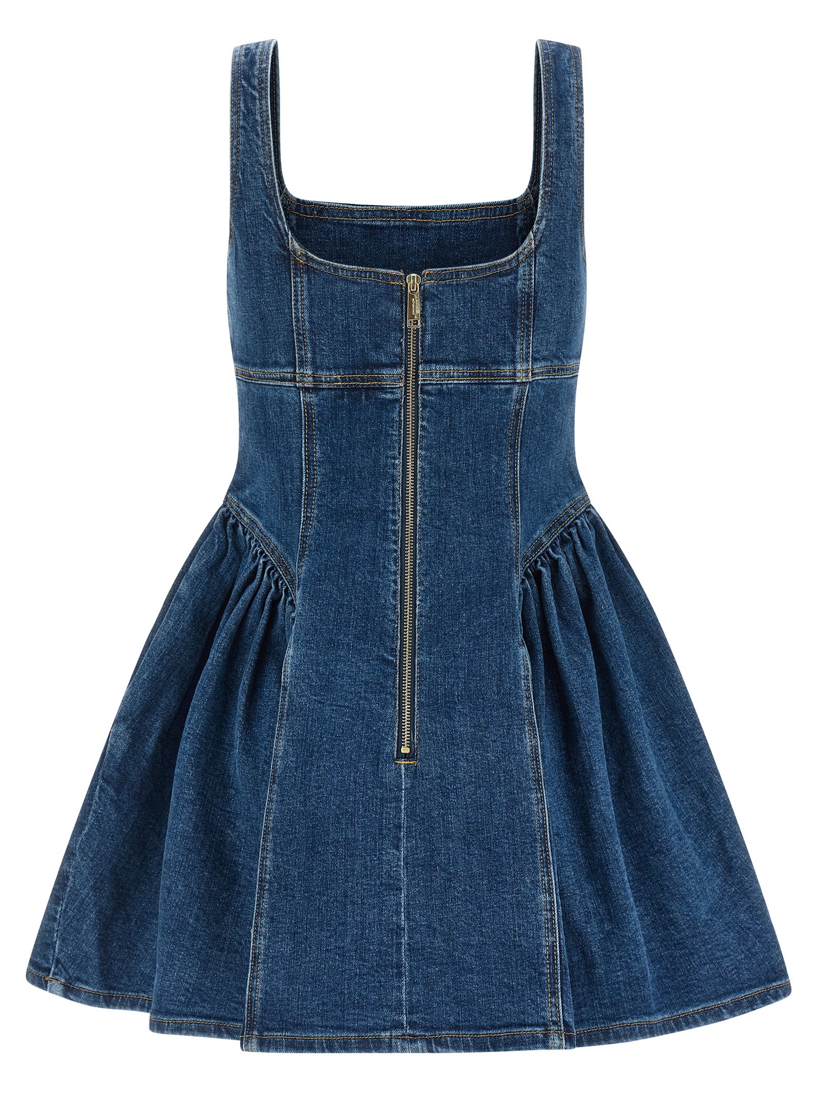 Self-Portrait Denim Mini Dress