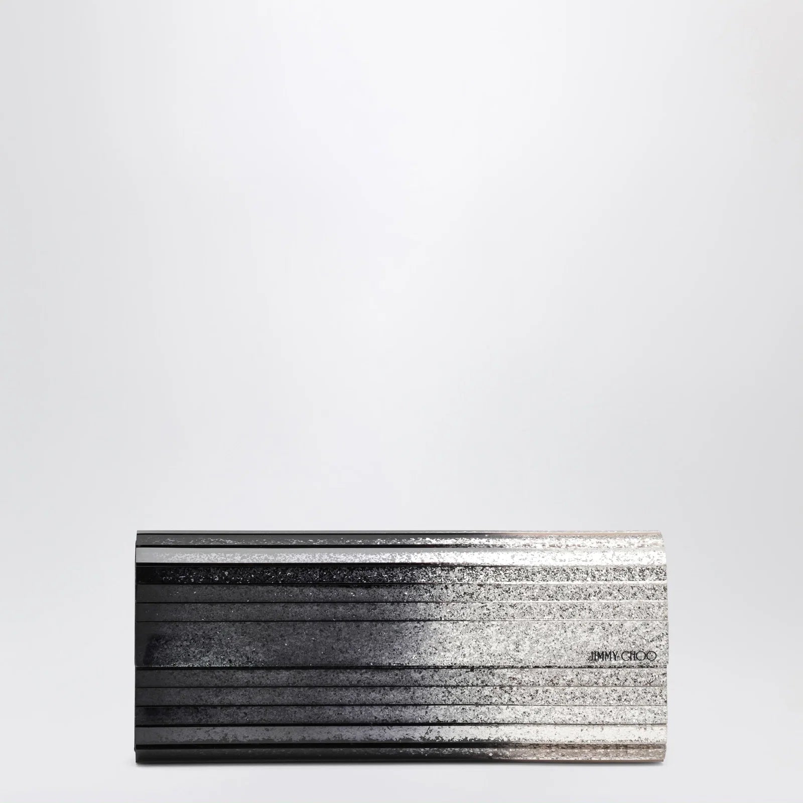 Jimmy Choo Black/Champagne Sweetie Dégradé Glitter Fabric Clutch