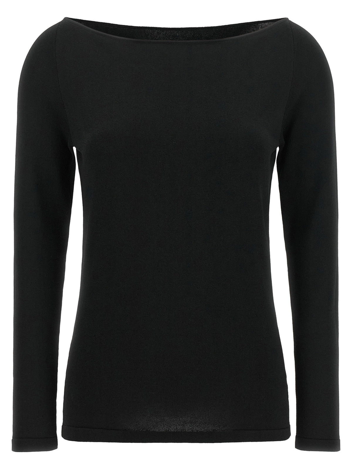 Elie Saab Black Wool Off-the-shoulder Top