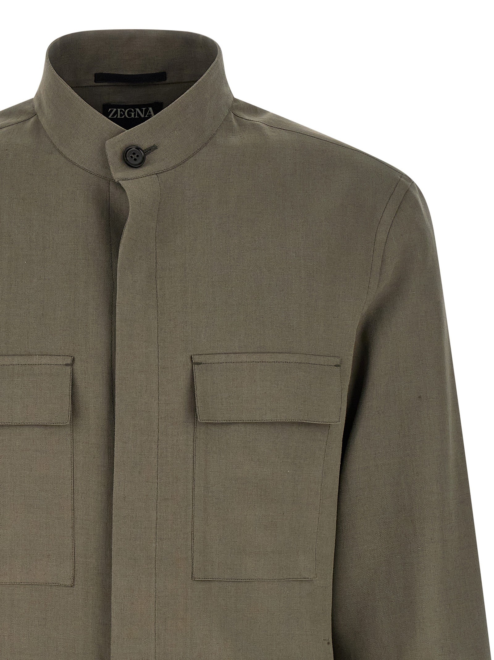 Zegna Oasi Lino Overshirt