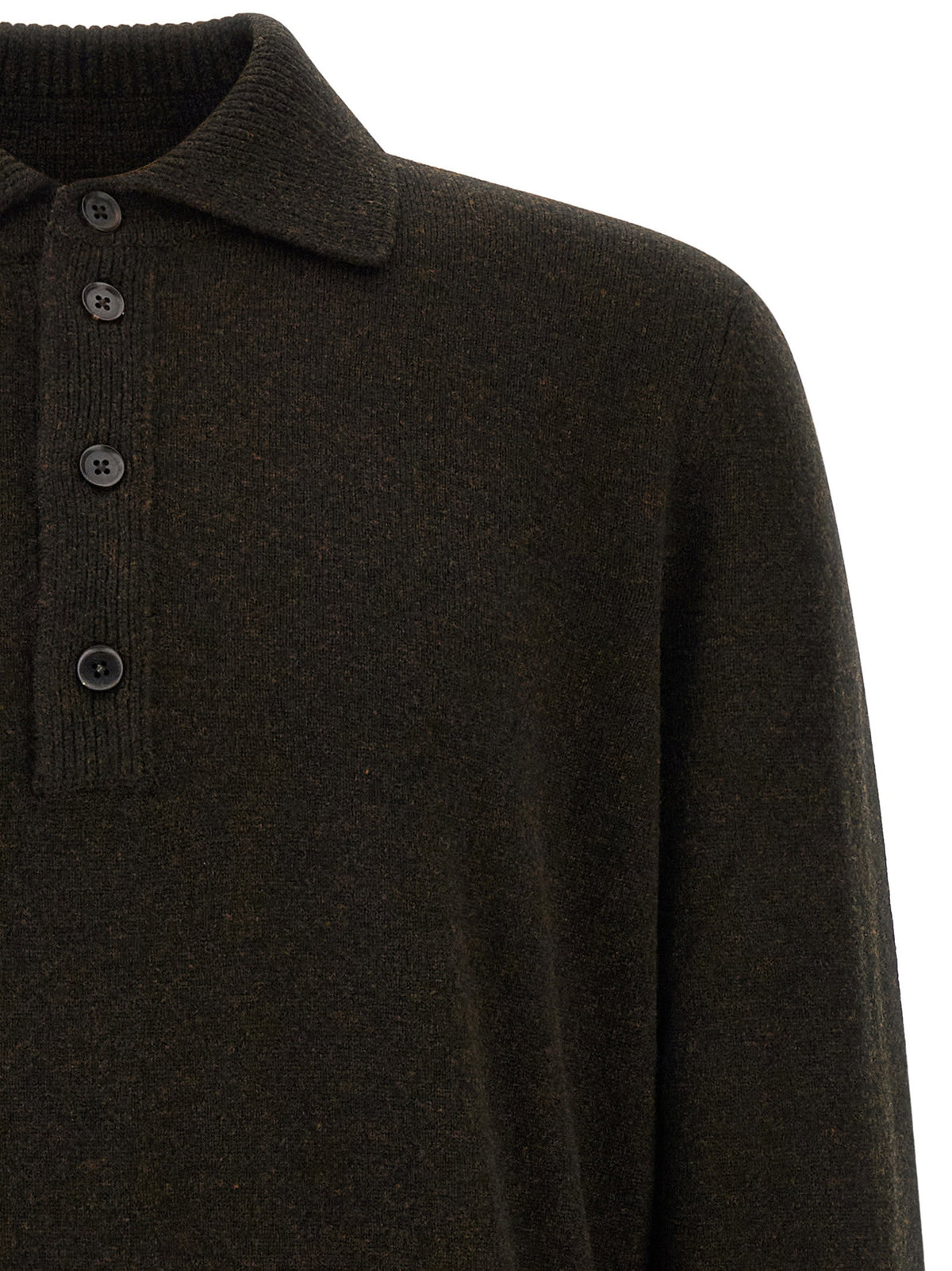 Zegna Wool And Cashmere Polo Shirt