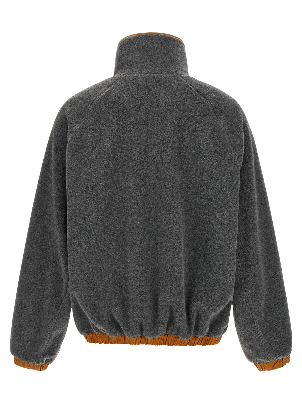 Ami Paris Orange Grey Vareuse Sweatshirt