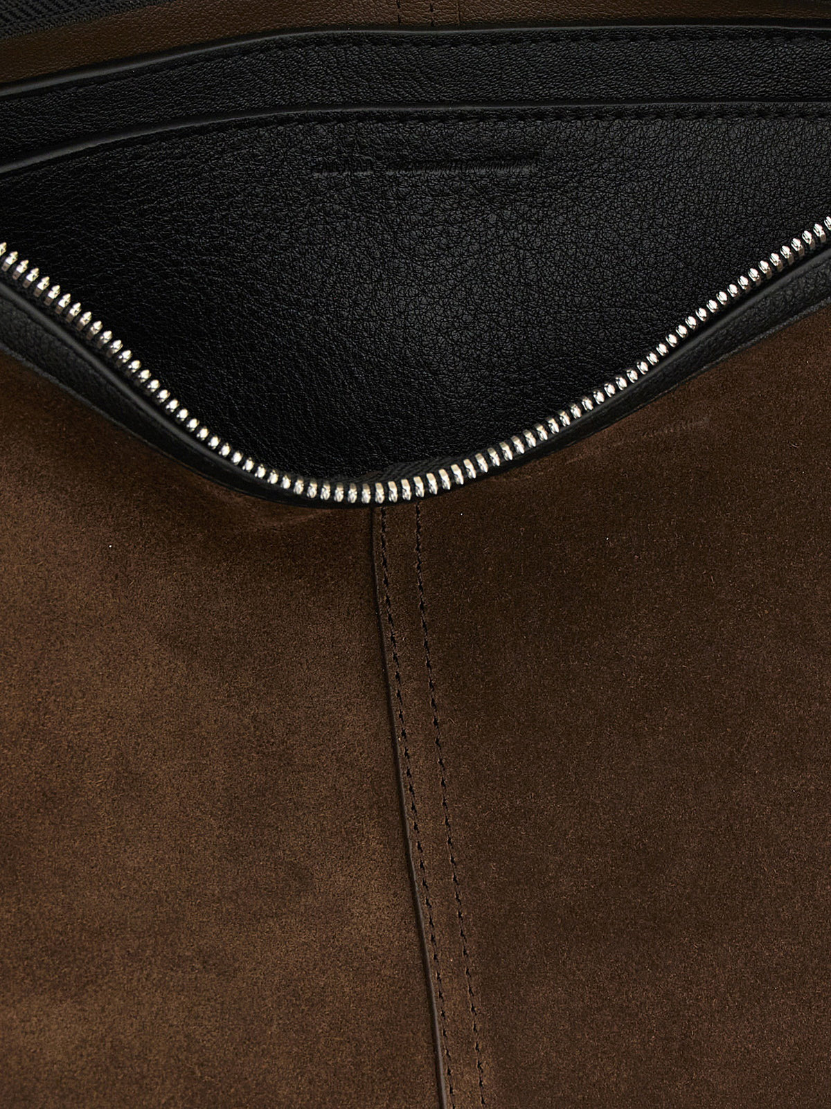 Ami Paris Small Brown Etienne Crossbody Bag
