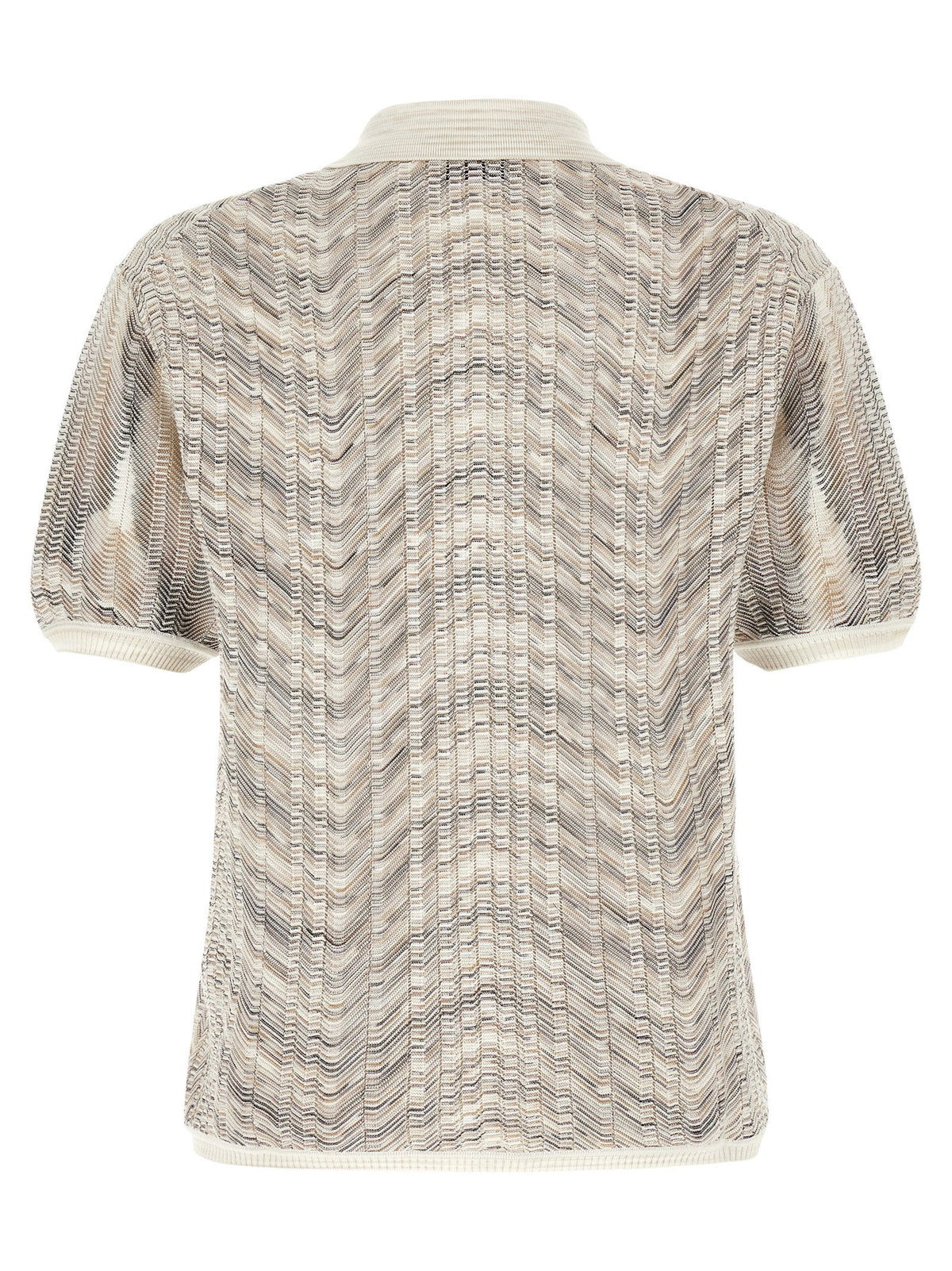 Missoni Zig-zag Knit Polo Shirt