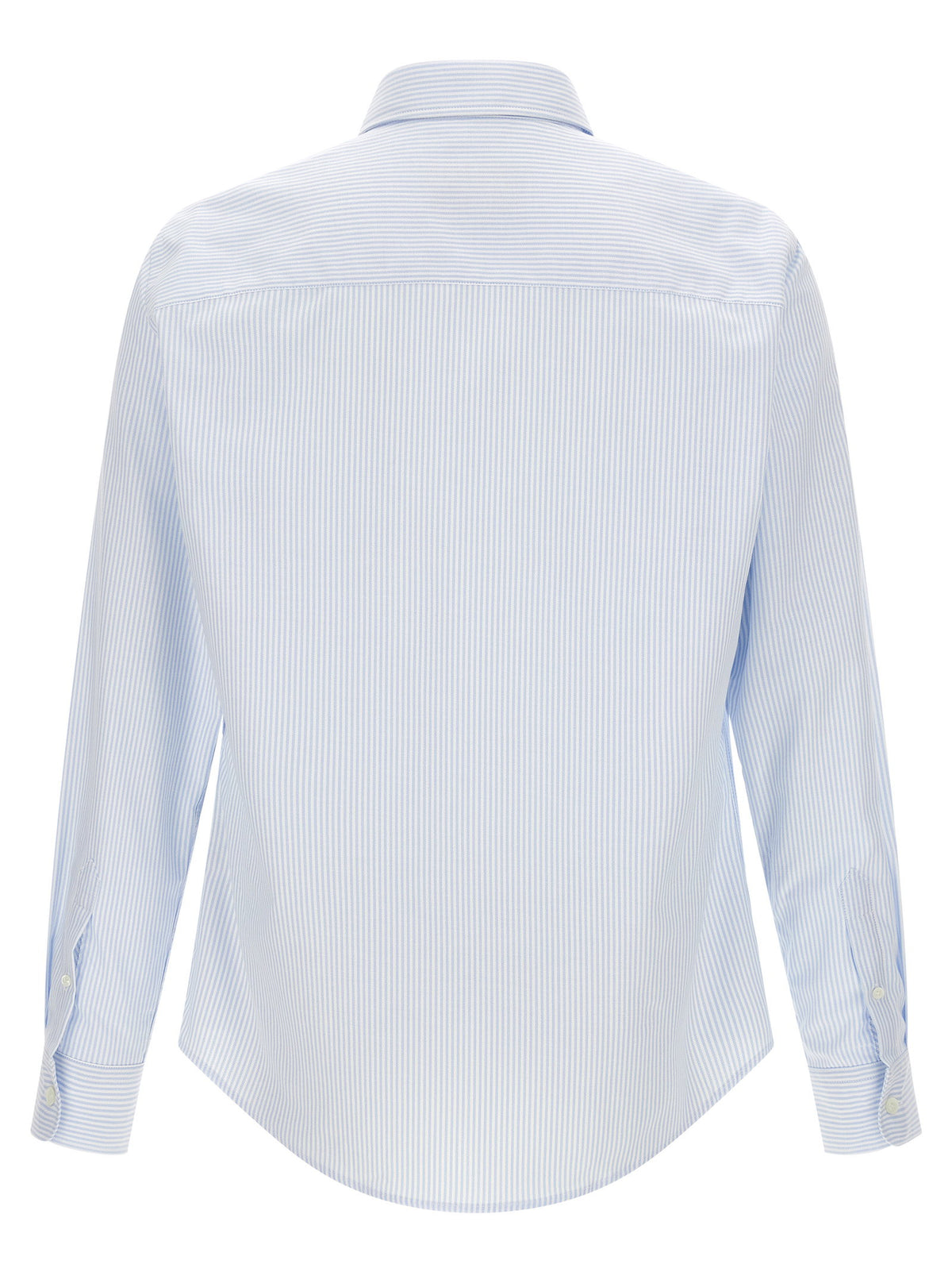 Ami Paris Ami De Coeur Blue Stripes Shirt