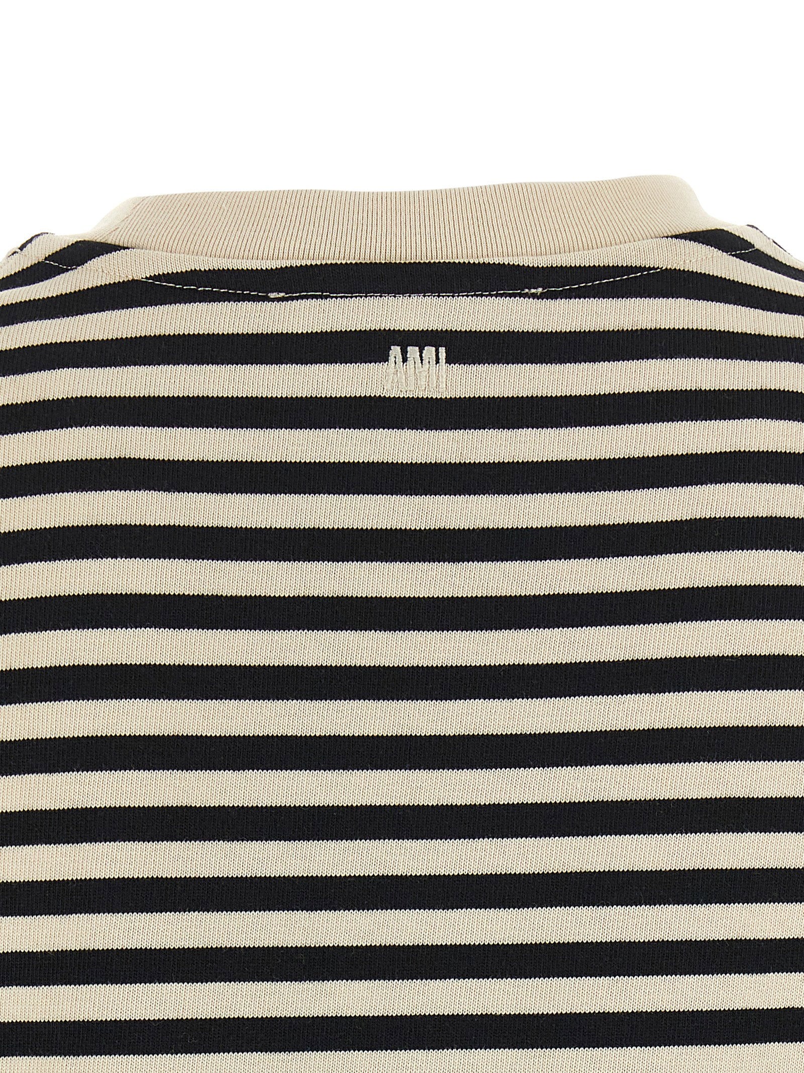 Ami Paris Ami De Coeur Marinière T-shirt
