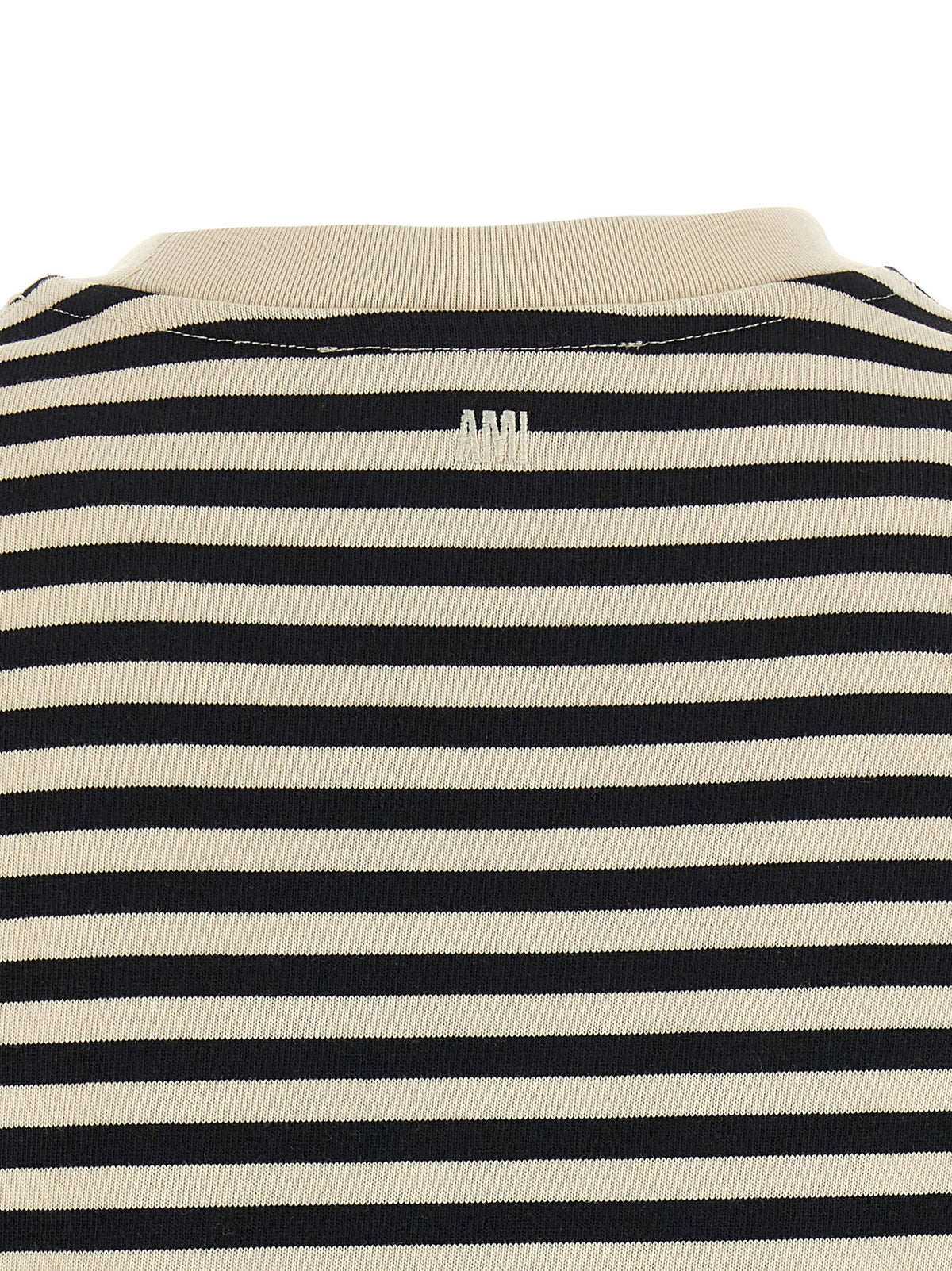 Ami Paris Ami De Coeur Marinière T-shirt