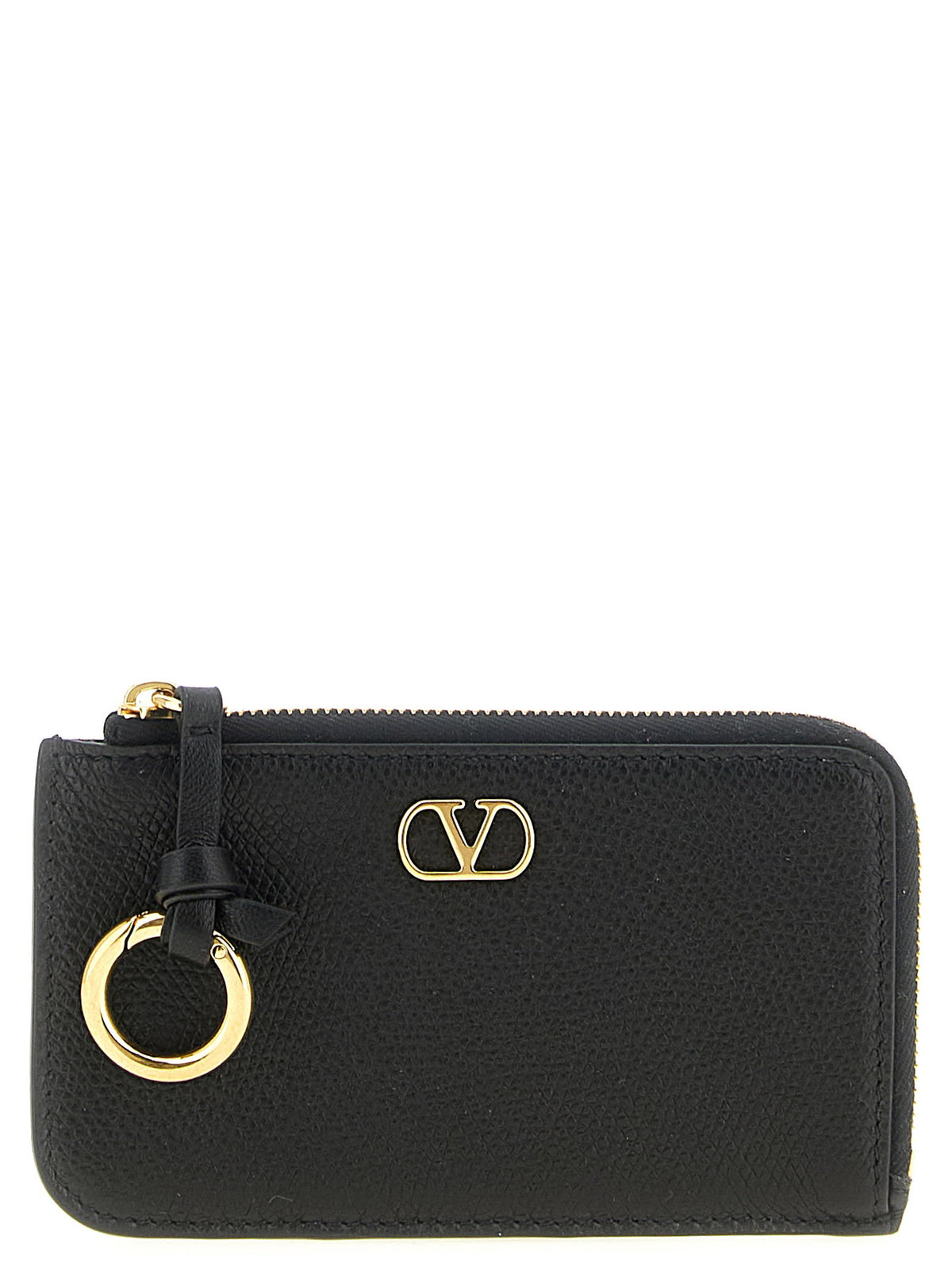 Valentino Garavani Vlogo Black Cardholder