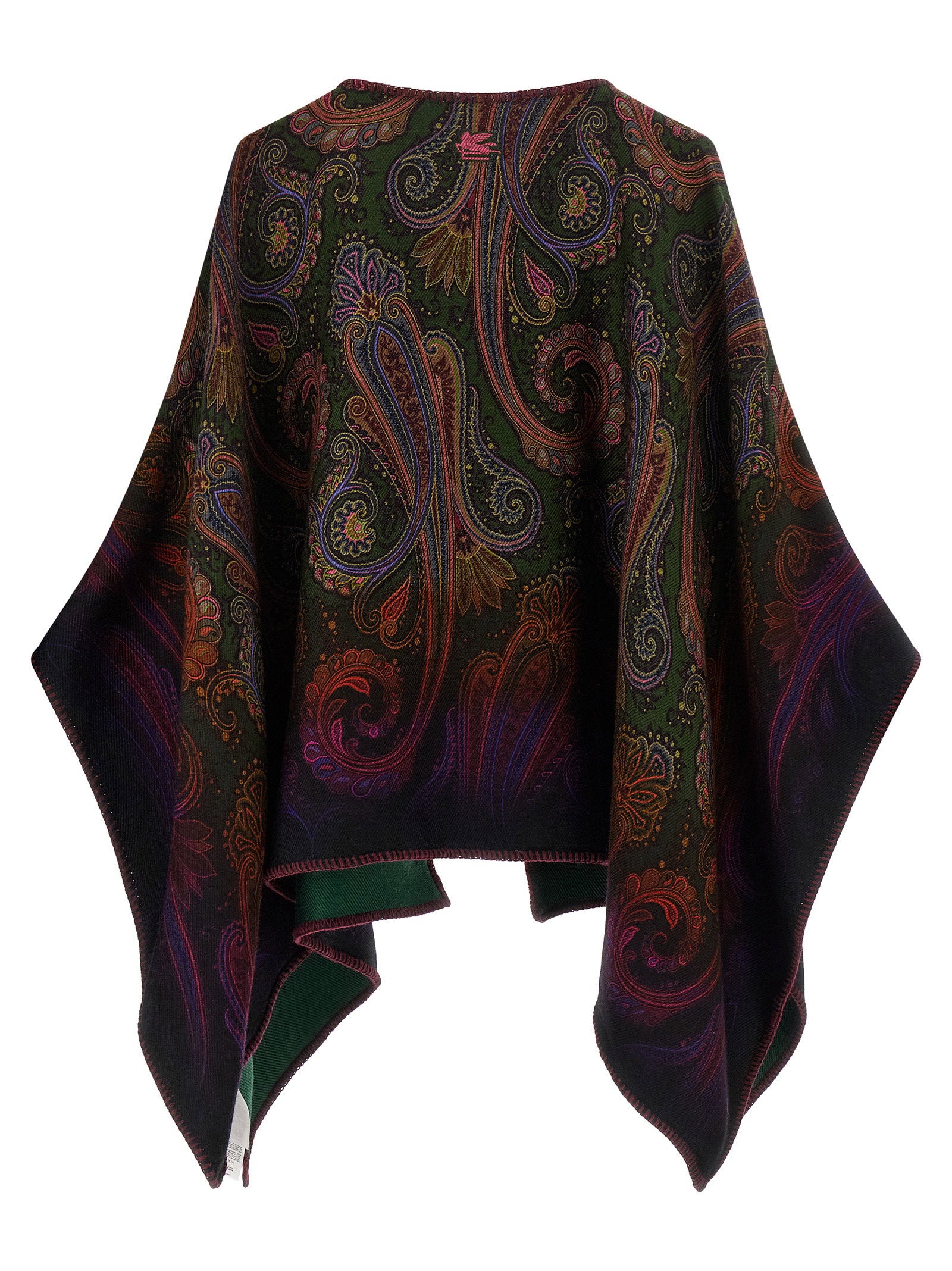 Etro Reversible Paisley Dégradé Cape