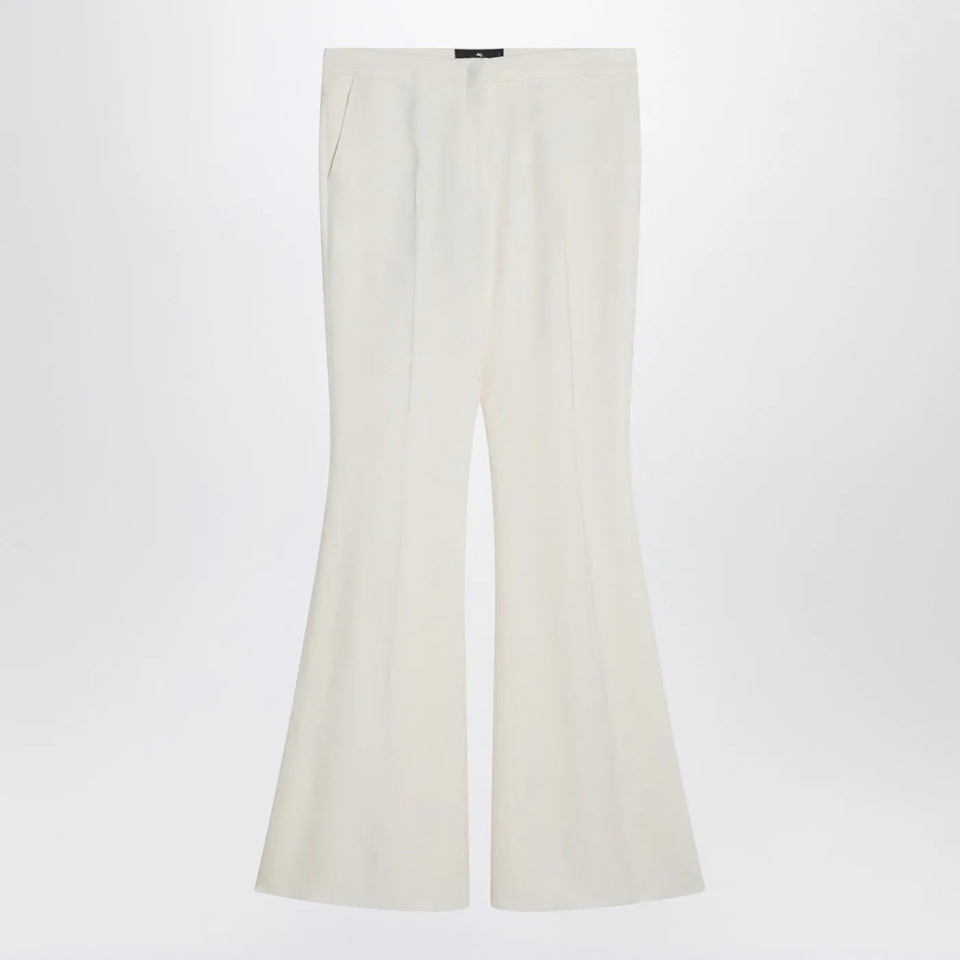 ETRO Flared trousers in ivory viscose