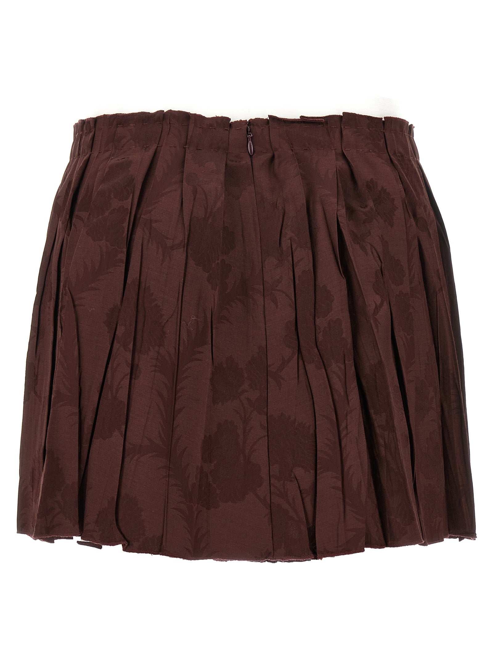 Etro Jacquard Floral Patterned Skirt
