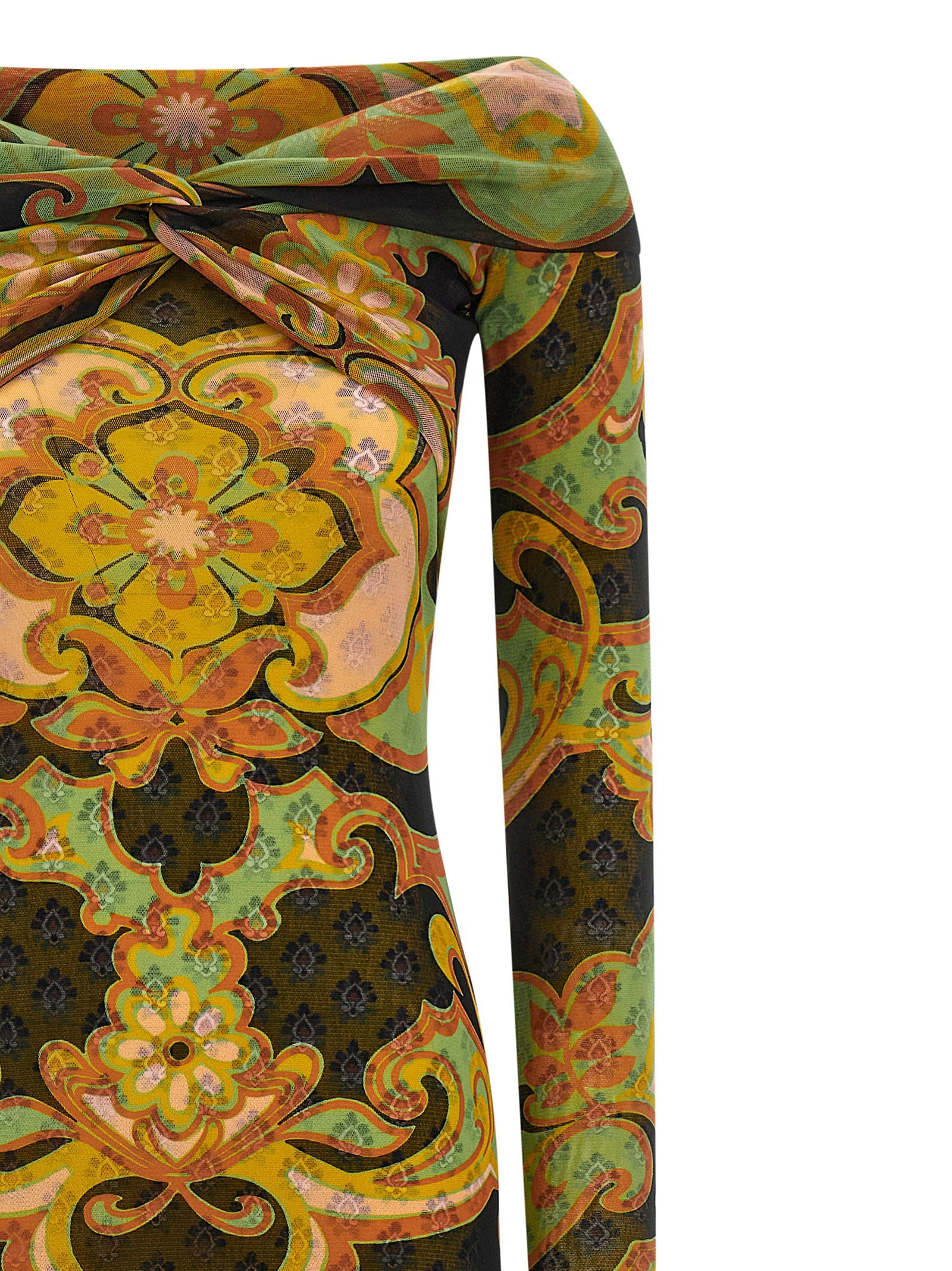 Etro Asymmetric Double Layer Dress