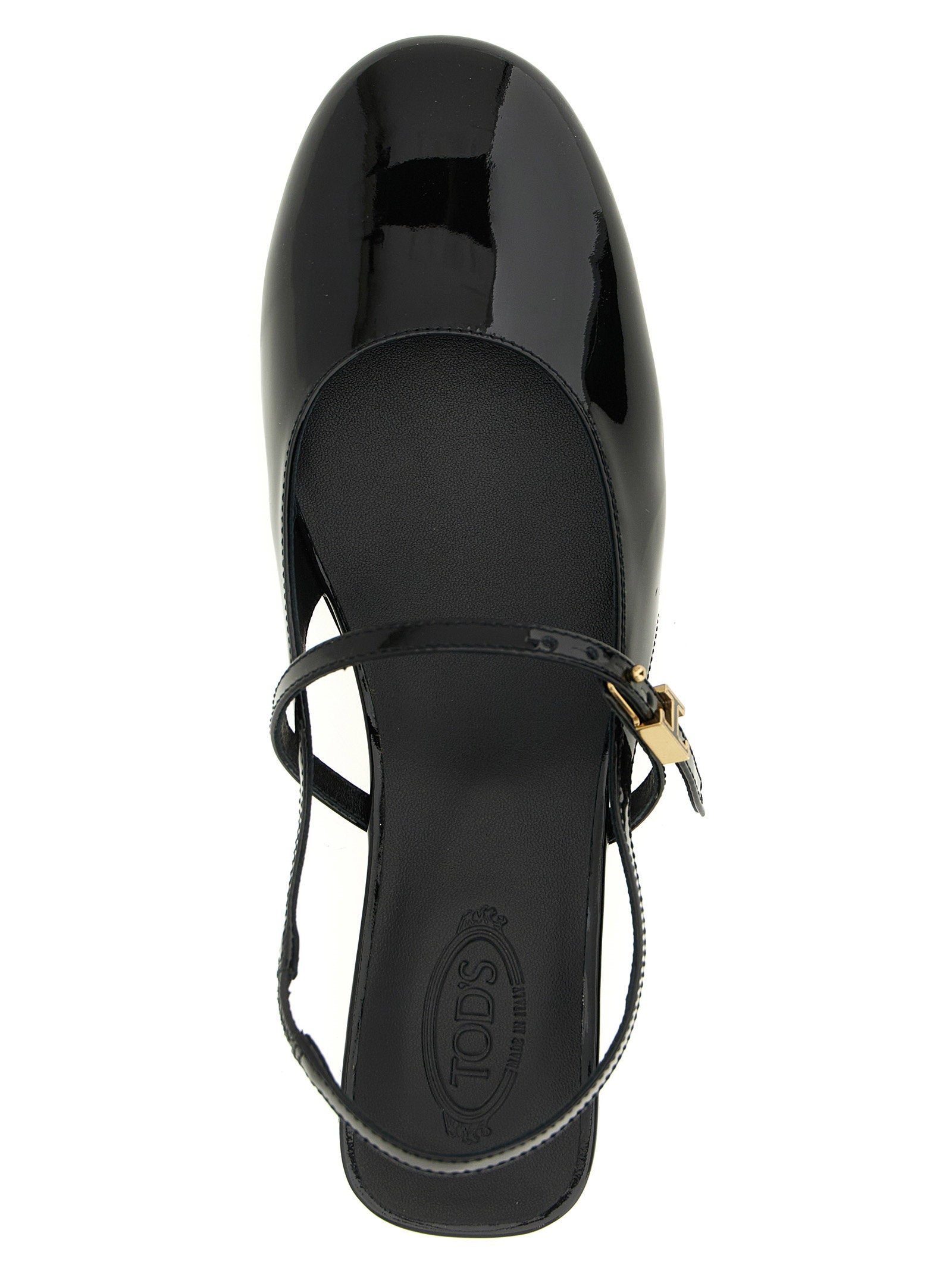 Tod's Mary Jane Patent Ballet Flats