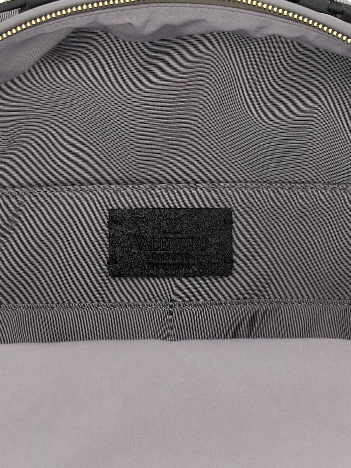Valentino Garavani Stud Up Grey Backpack