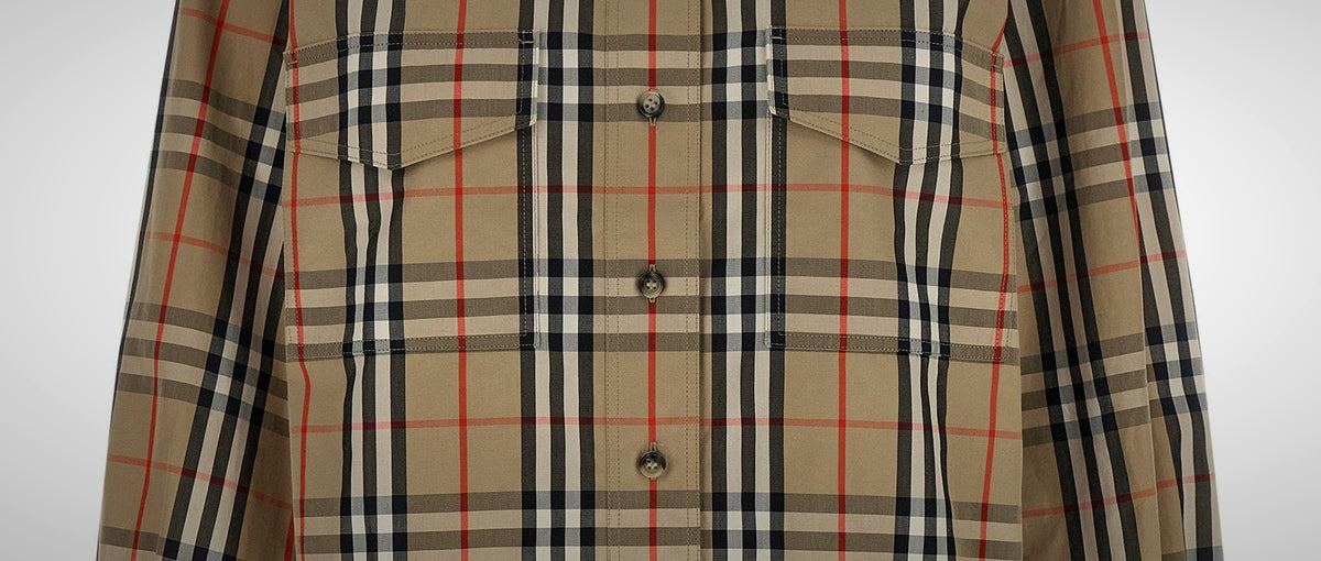 Burberry Turnstone Archive check shirt detail
