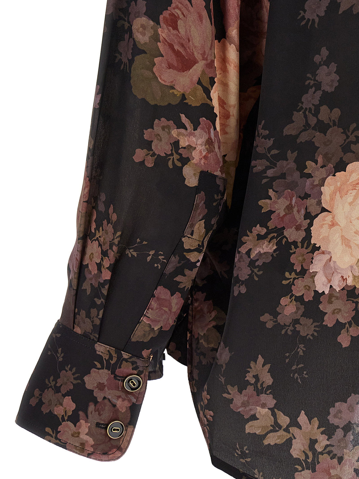 Zimmermann Illustration Lace Scarf Shirt