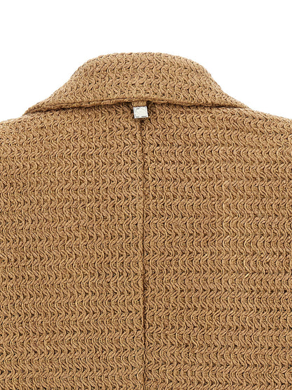 Giuseppe Di Morabito Braided Raffia Blazer