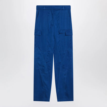 Ferragamo Electric blue cargo trousers