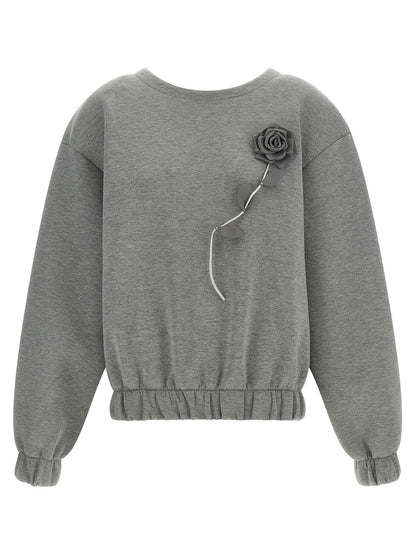 Giuseppe Di Morabito Removable Flower Application Sweatshirt