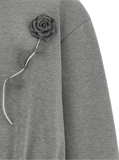 Giuseppe Di Morabito Removable Flower Application Sweatshirt