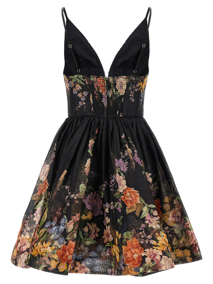 Zimmermann Pavilion V Neck Mini Dress