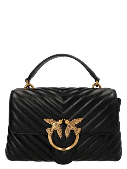 Pinko Hand Bag Big Lady Love Bag Puff Chevron